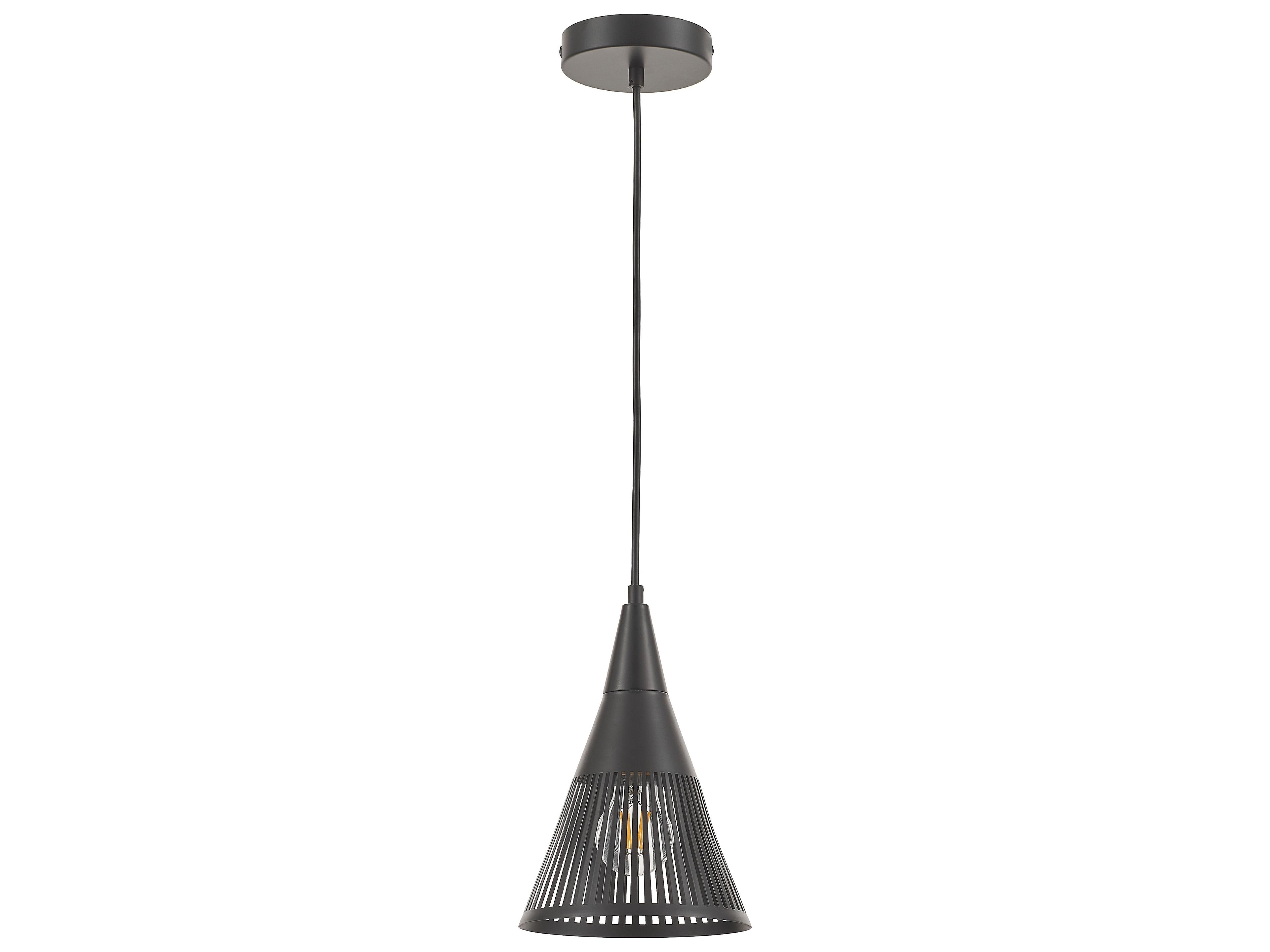 Rebecca 1-Light Matte Black Mini Pendant