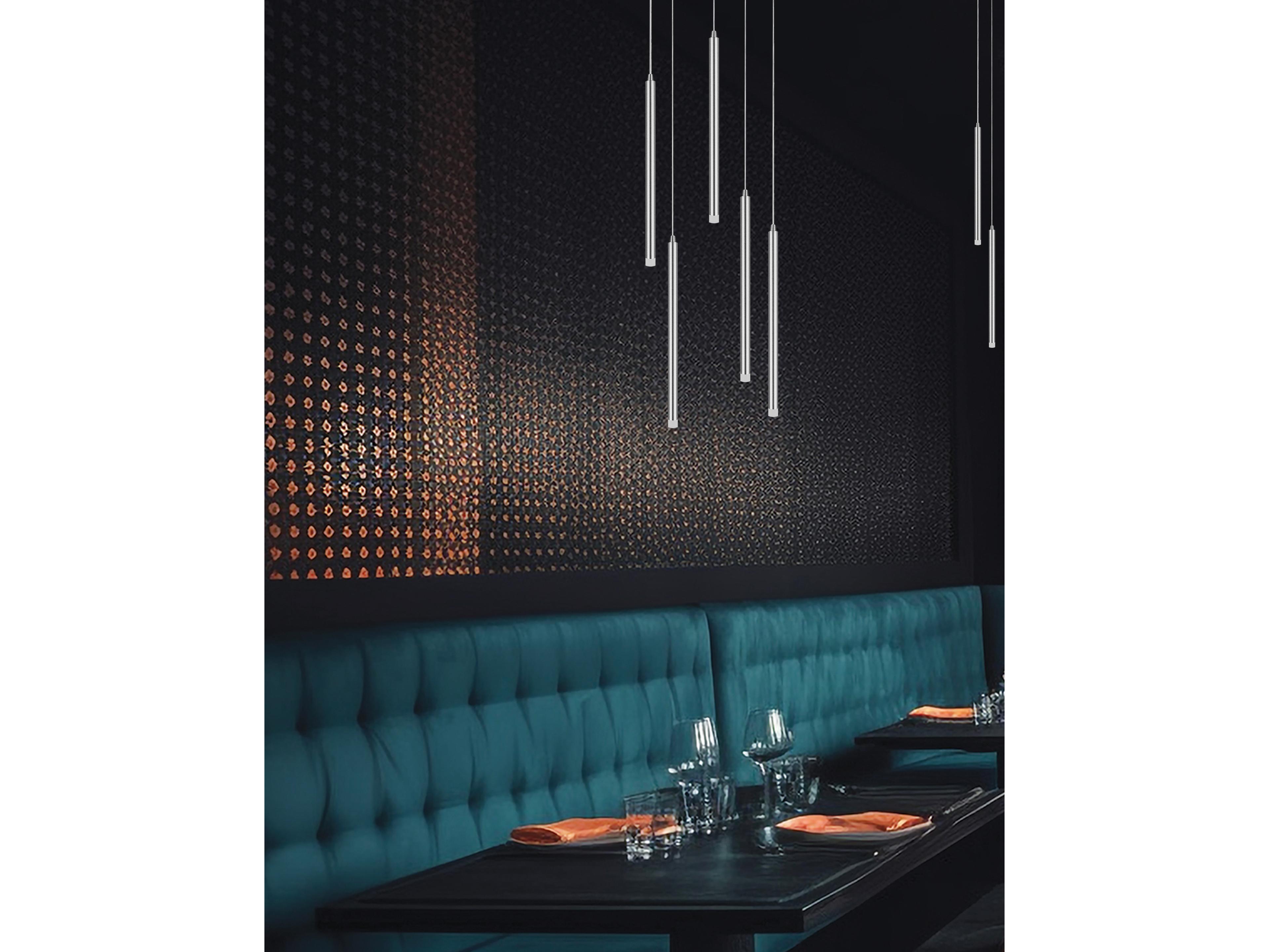 Dainolite Sanya 5-Light Polished Chrome Linear Pendant