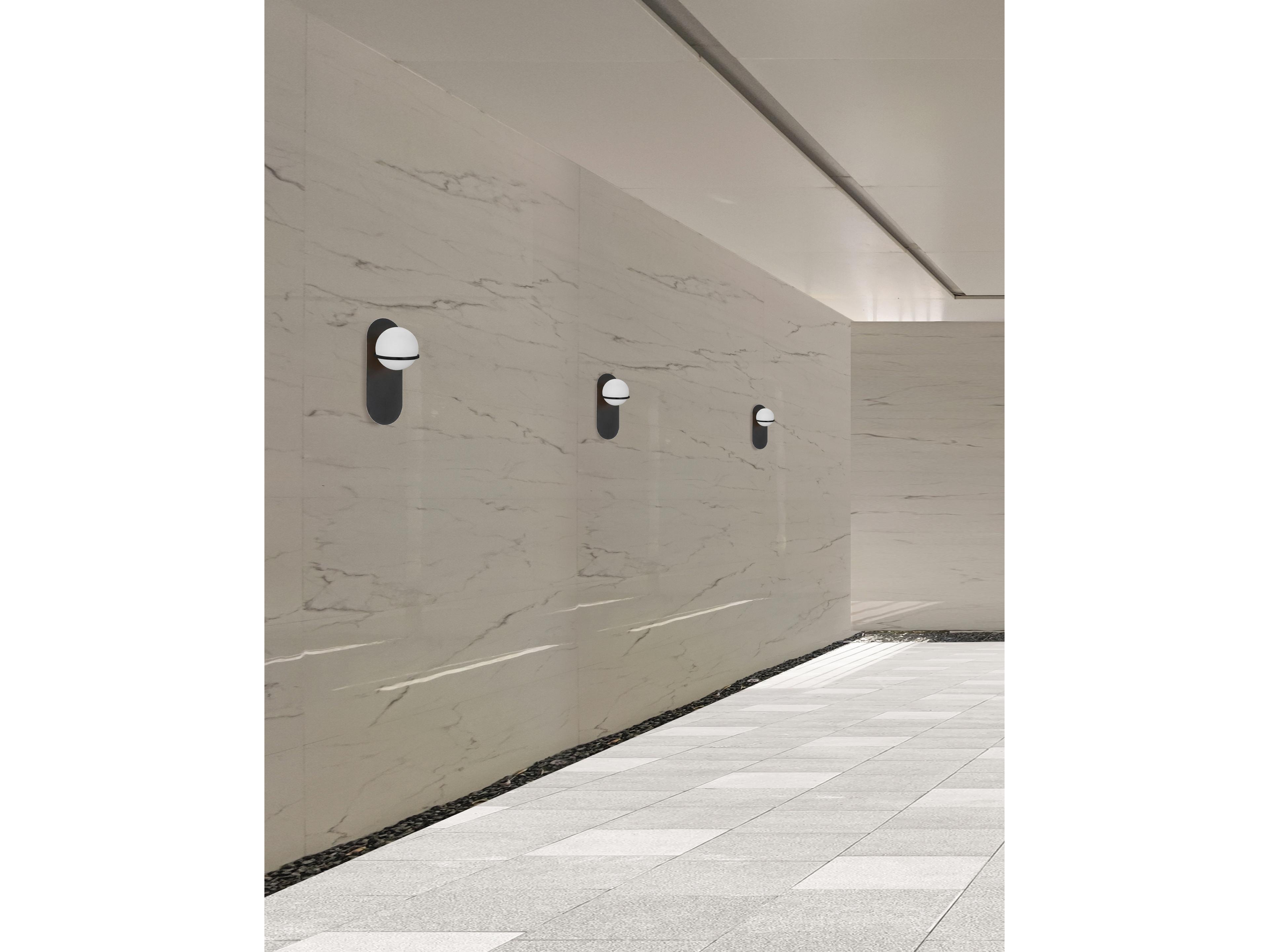 Dainolite Sofia 1-Light Matte Black Wall Sconce