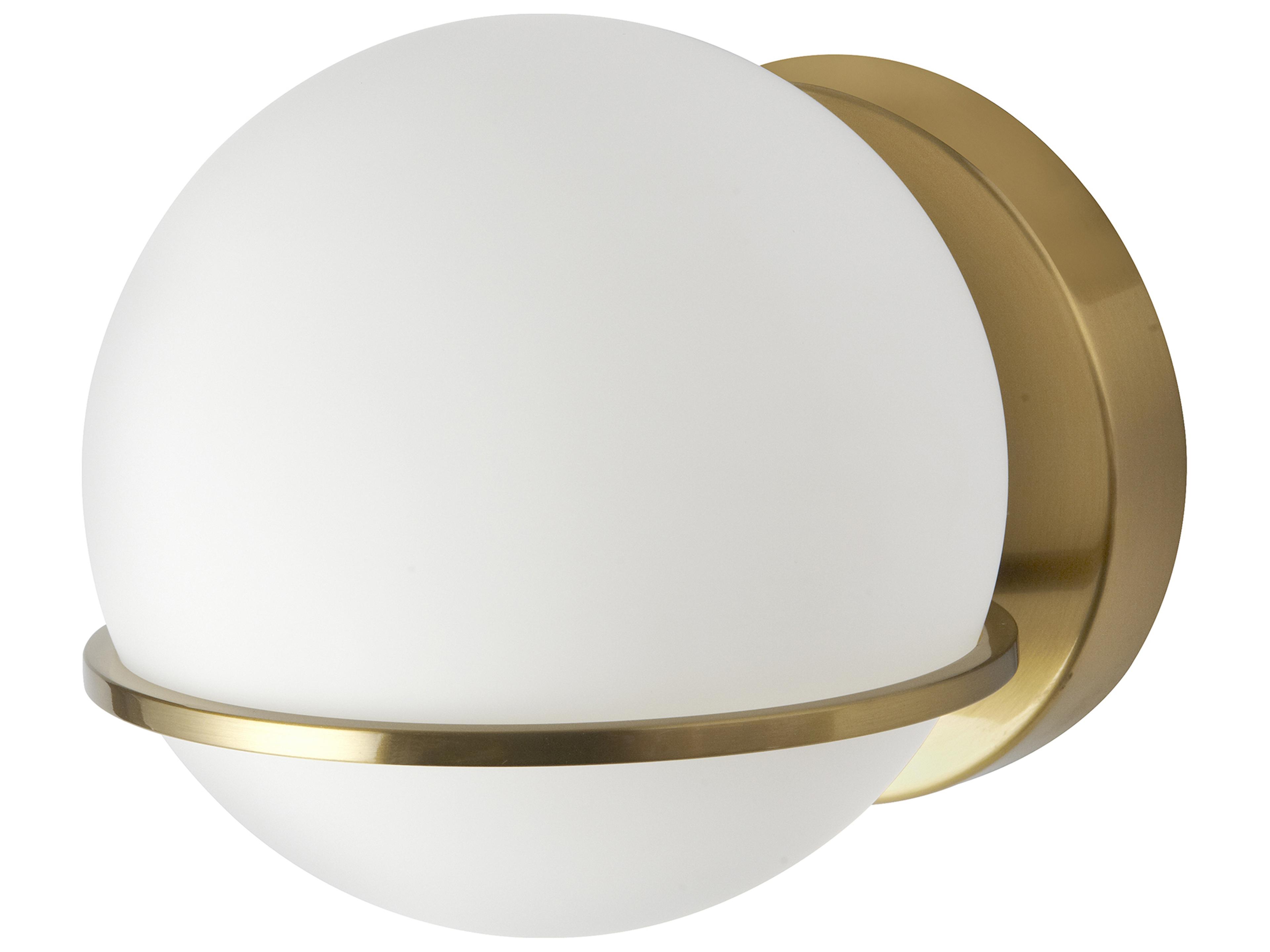 Sofia 1-Light Aged Brass Wall Sconce