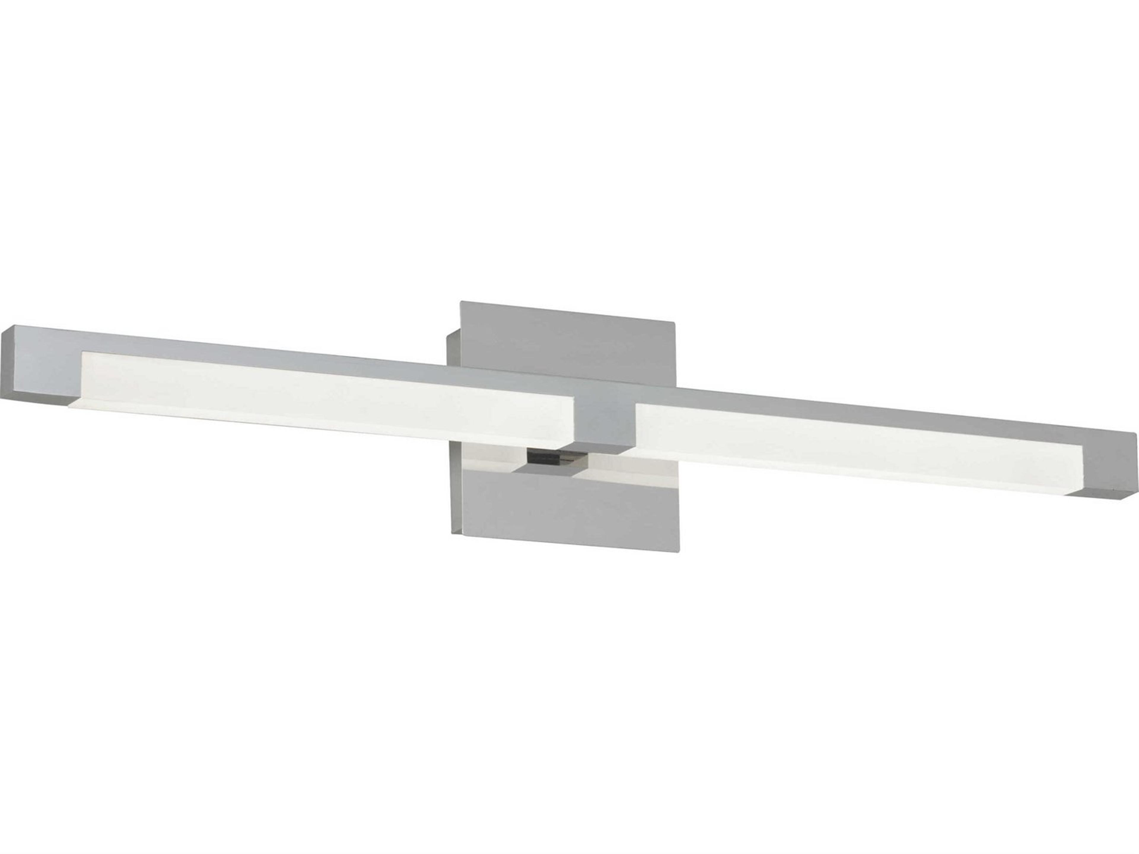 Dainolite Soho 2-Light Polished Chrome Vanity Light