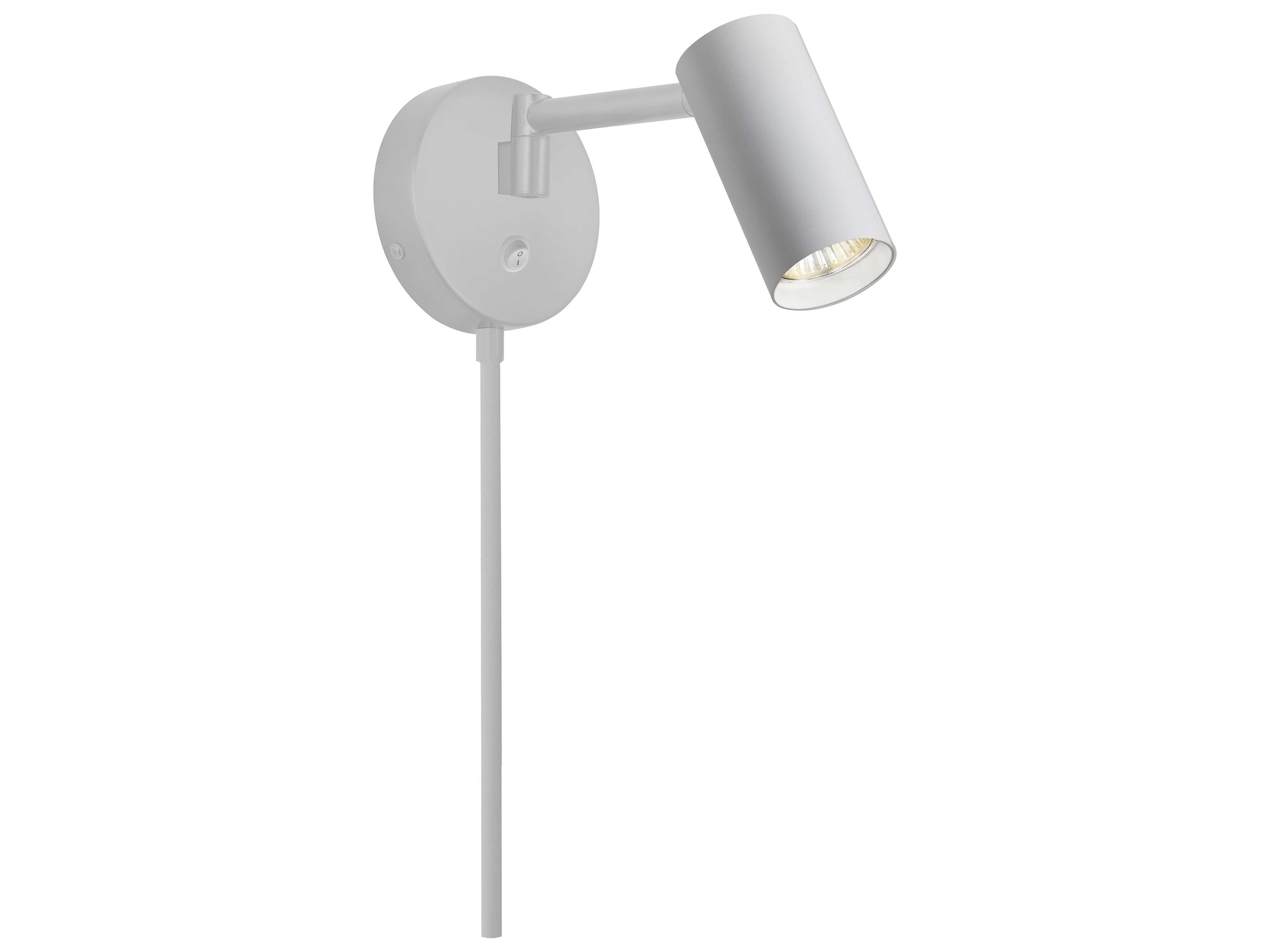 Stanly 1-Light Matte White Swing Wall Sconce