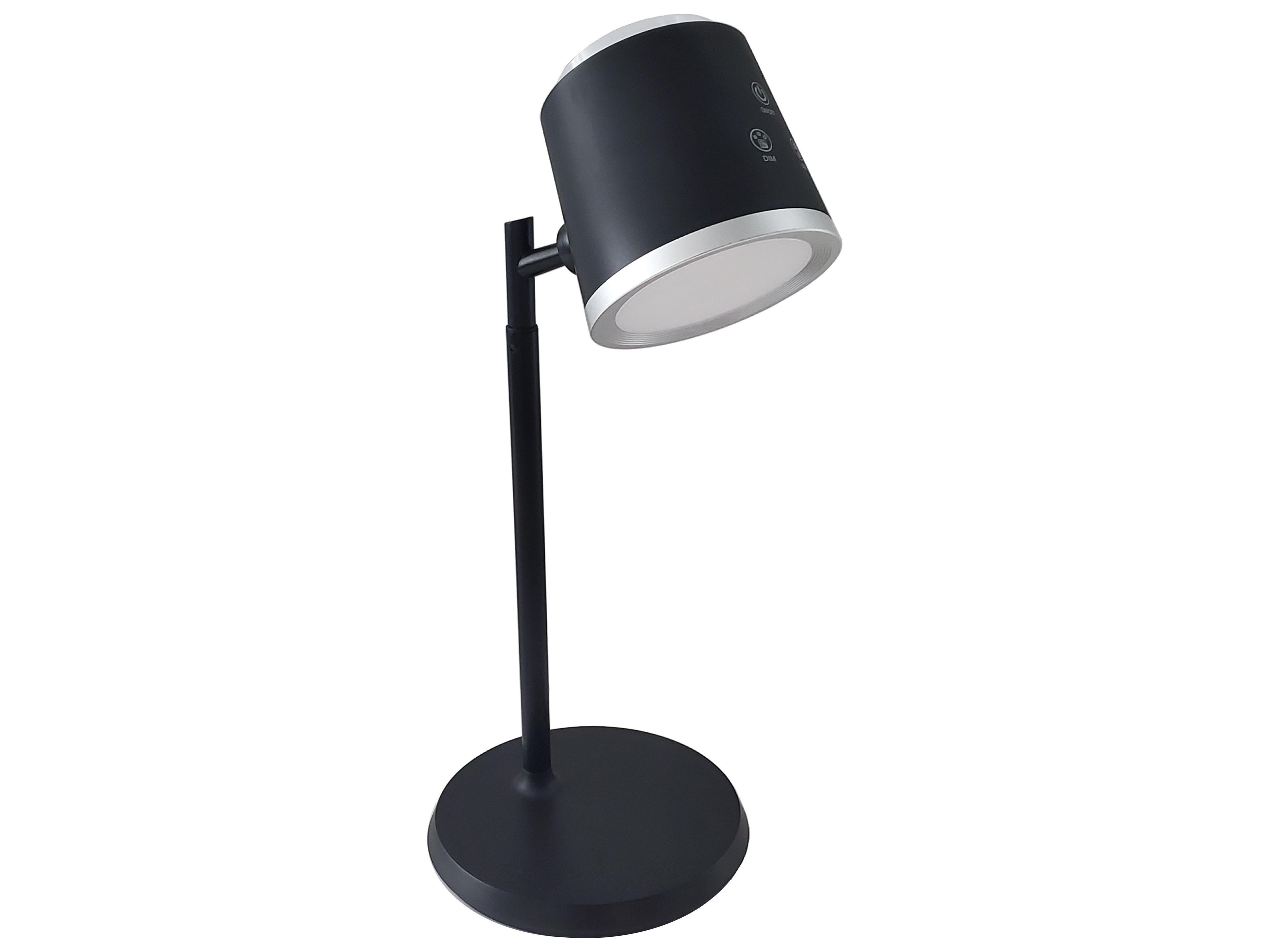 Tram Matte Black Desk Lamp