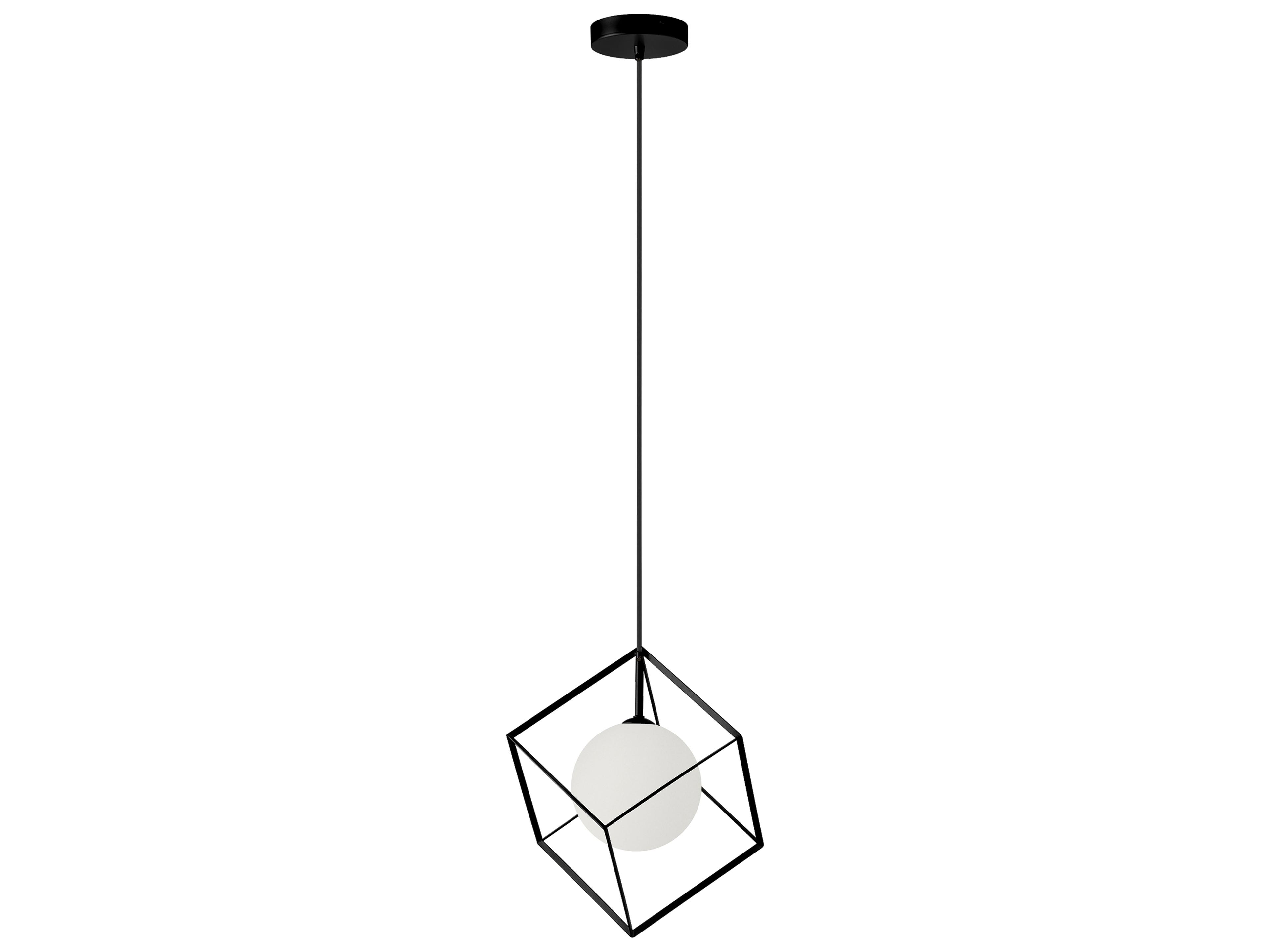 Thomson 1-Light Matte Black Geometric Mini Pendant