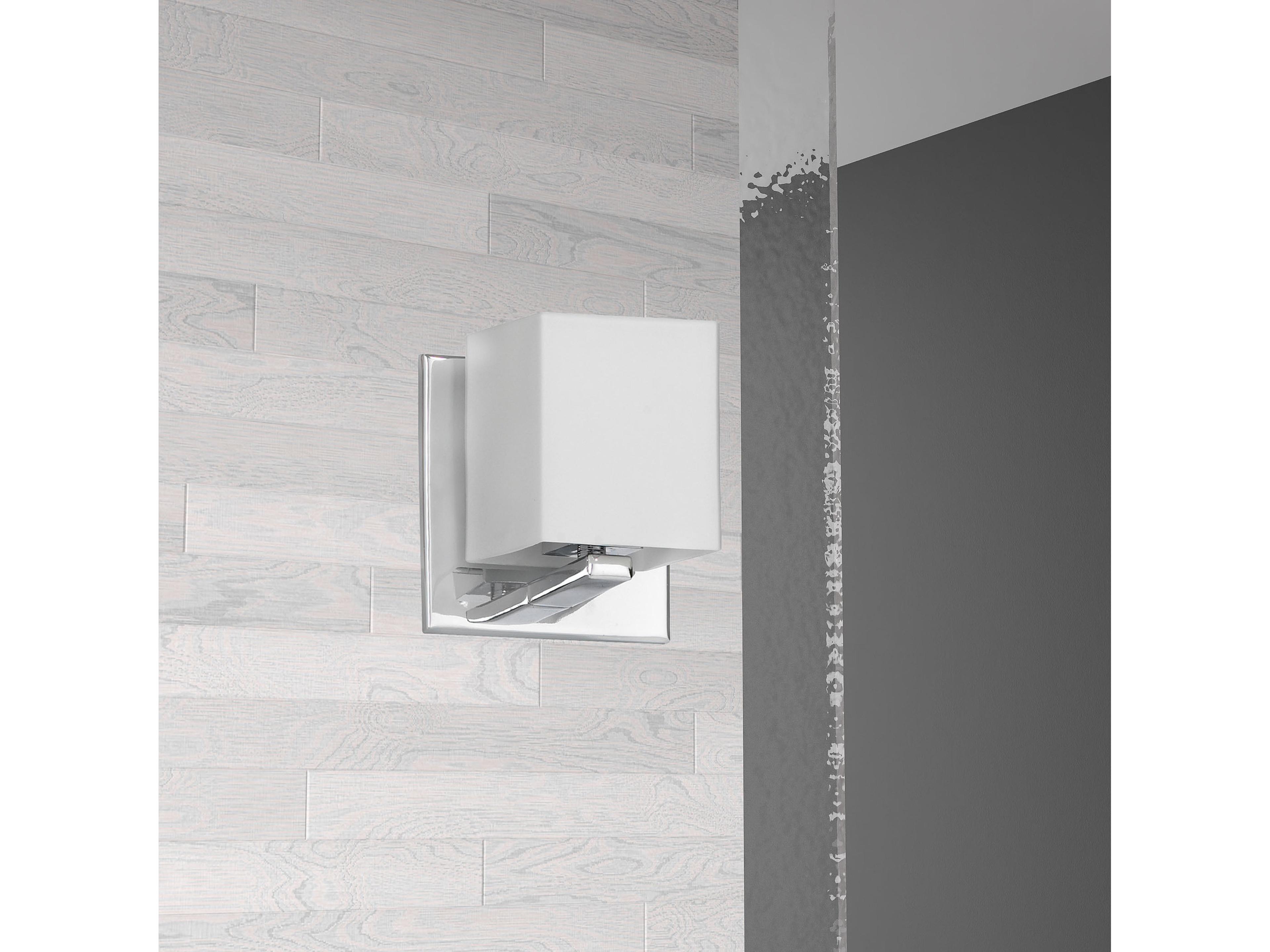 Dainolite Verona 1-Light Polished Chrome Wall Sconce