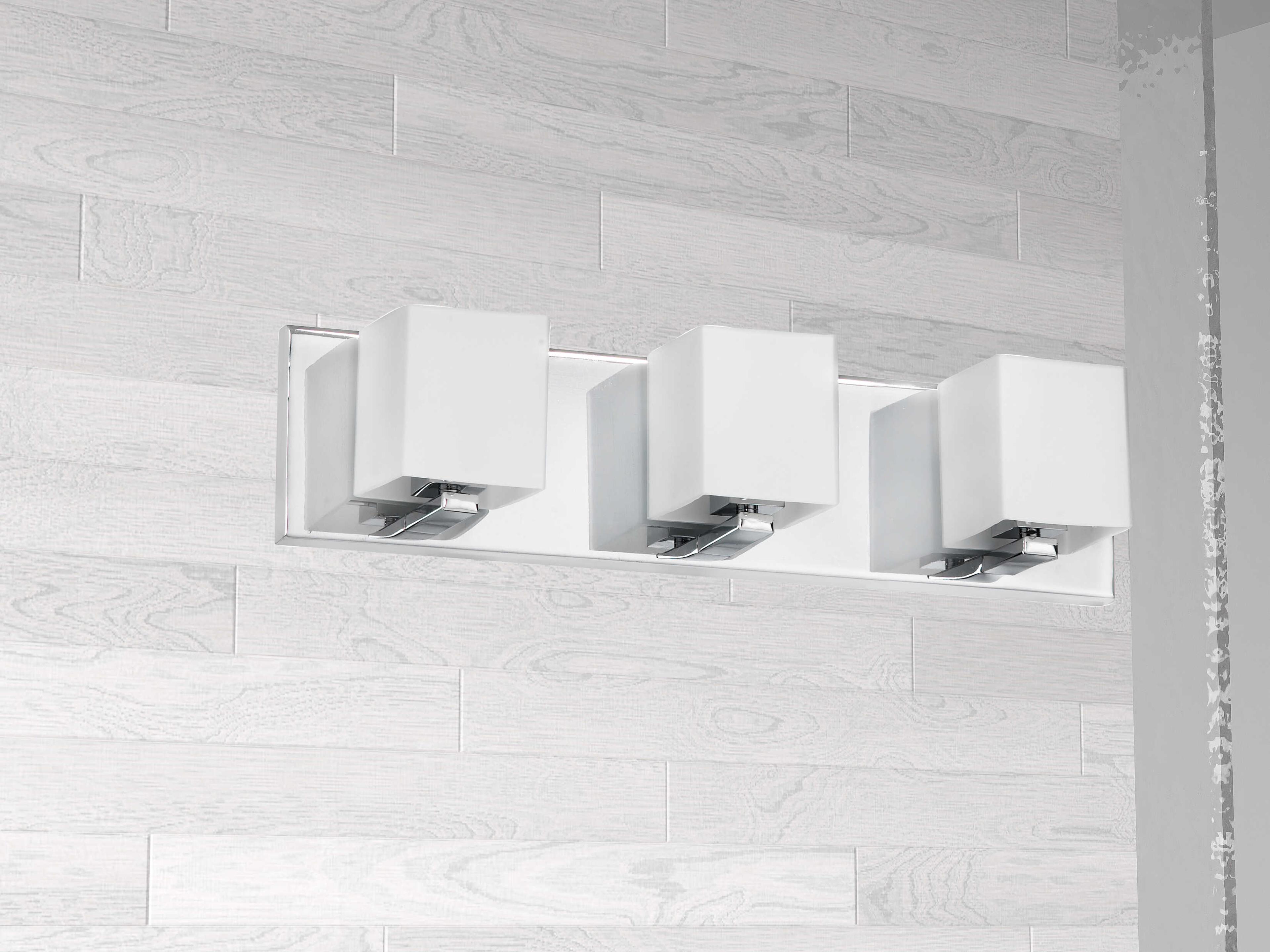 Dainolite Verona 3-Light Polished Chrome Vanity Light