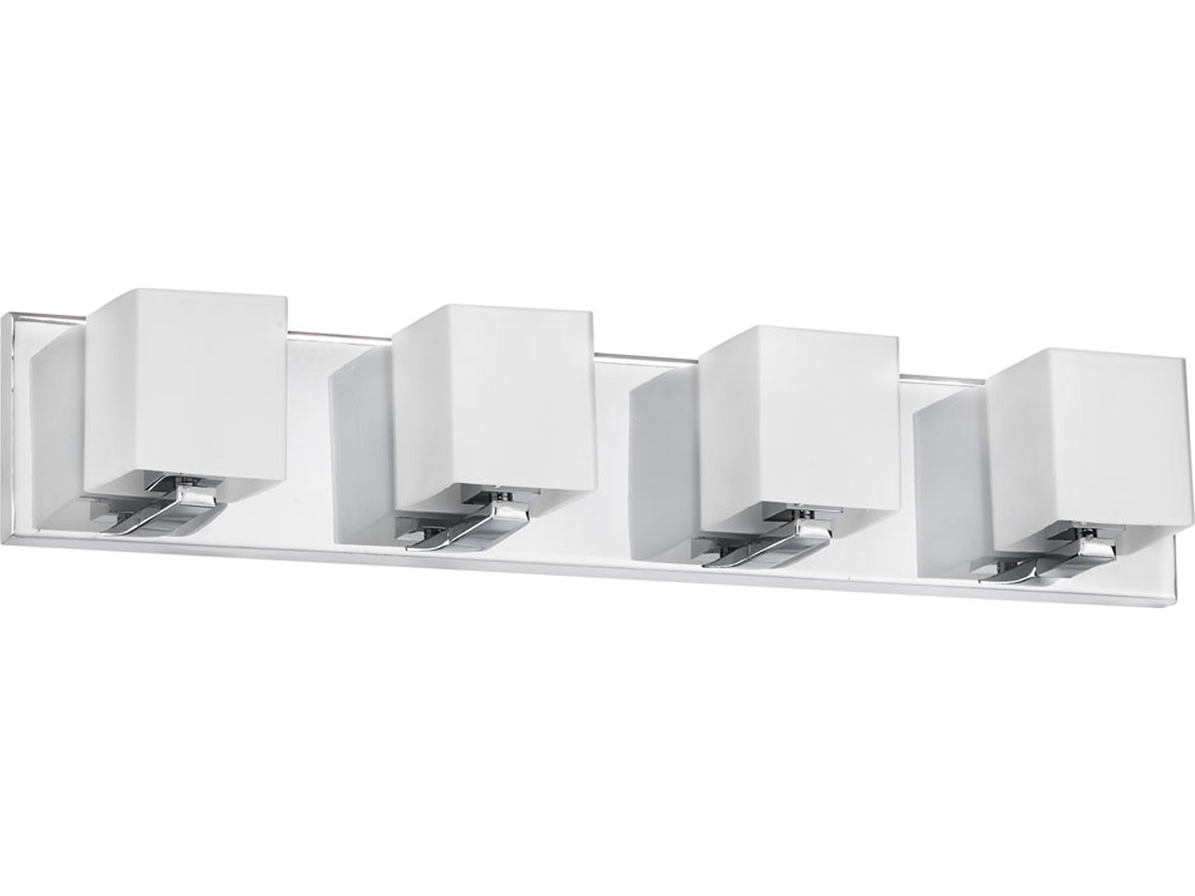 Verona 4-Light Polished Chrome Vanity Light