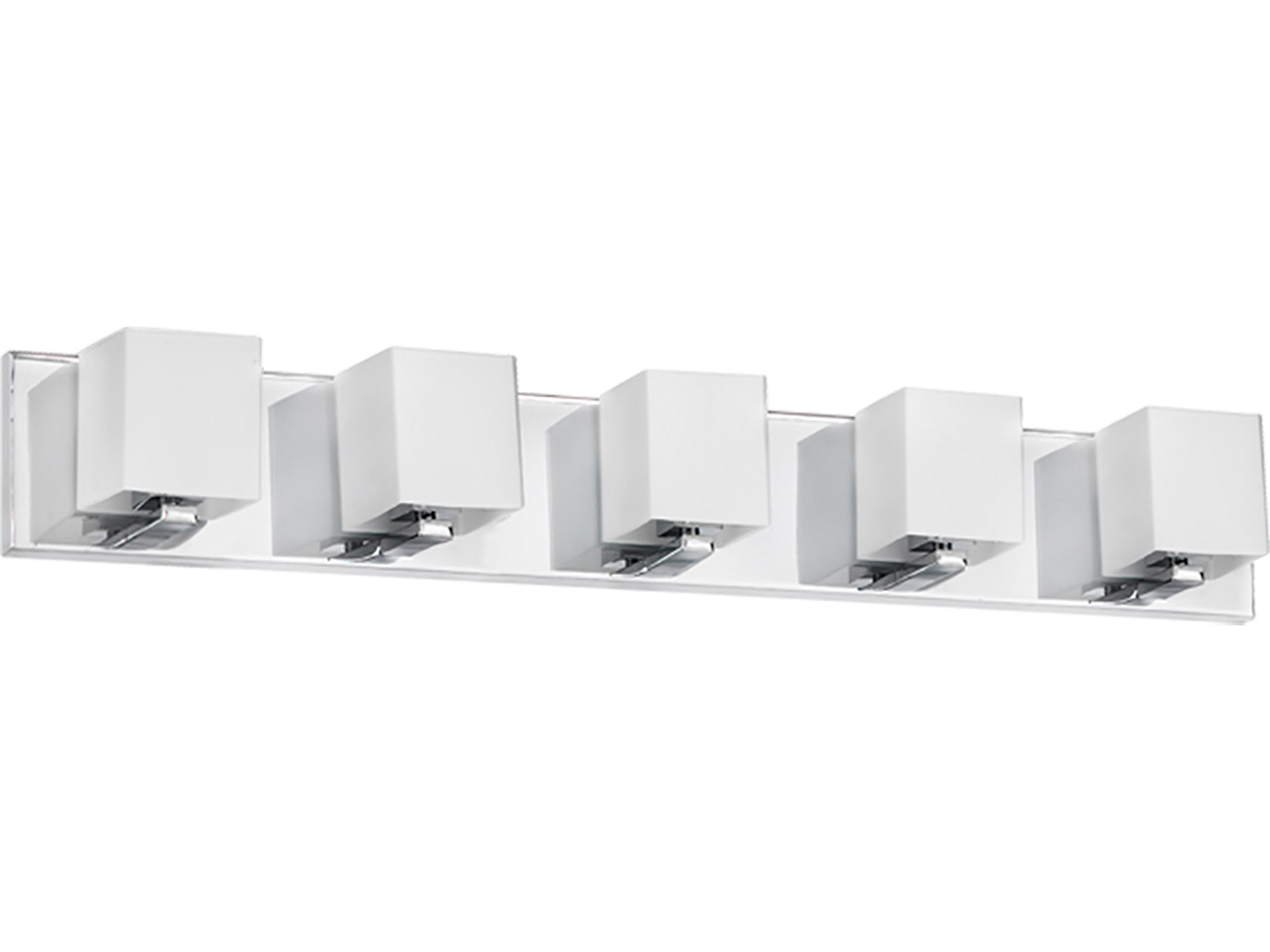 Verona 5-Light Polished Chrome Vanity Light