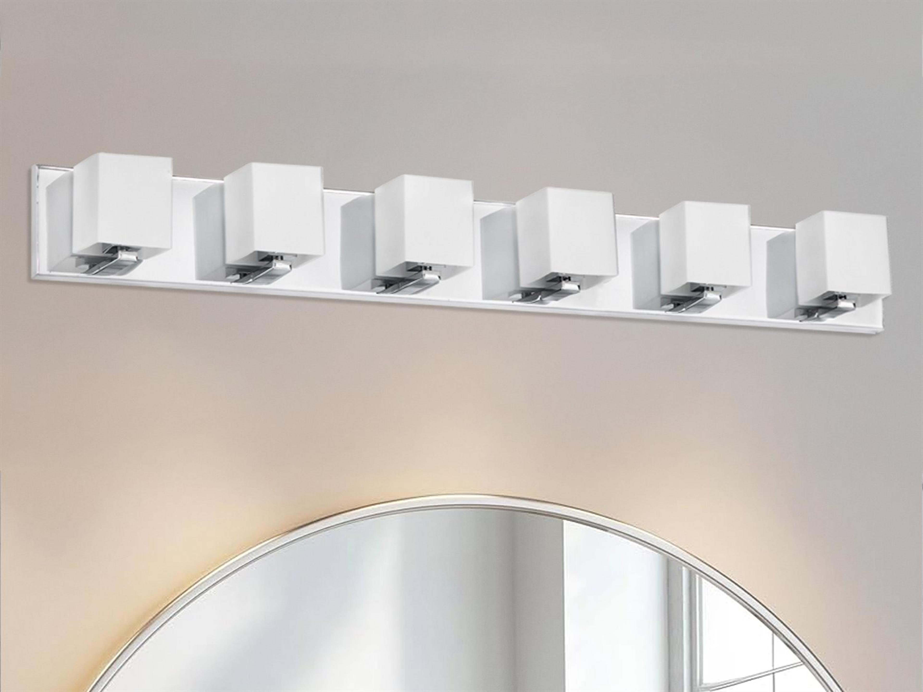 Dainolite Verona 6-Light Polished Chrome Vanity Light