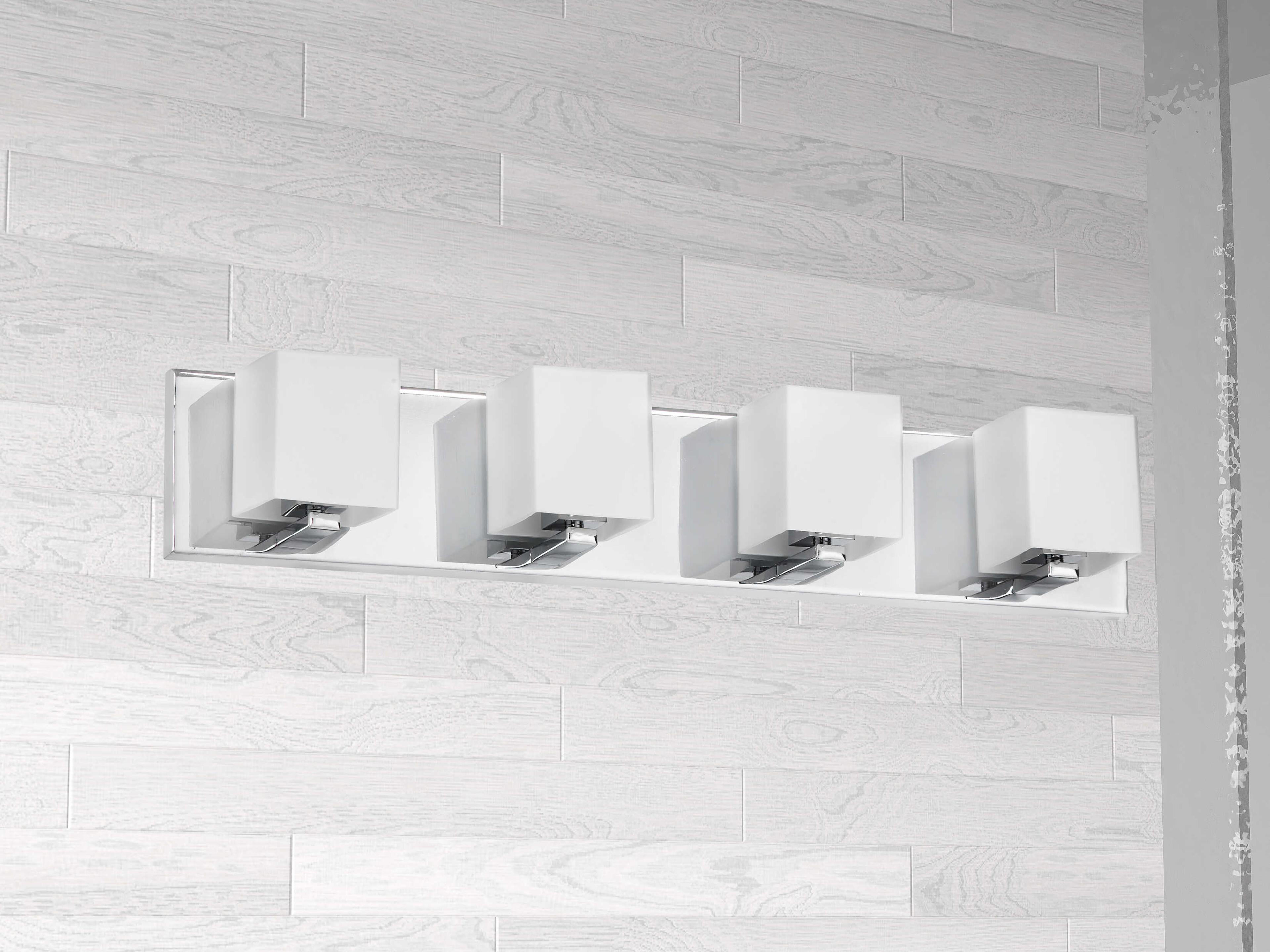 Dainolite Verona 4-Light Polished Chrome Vanity Light