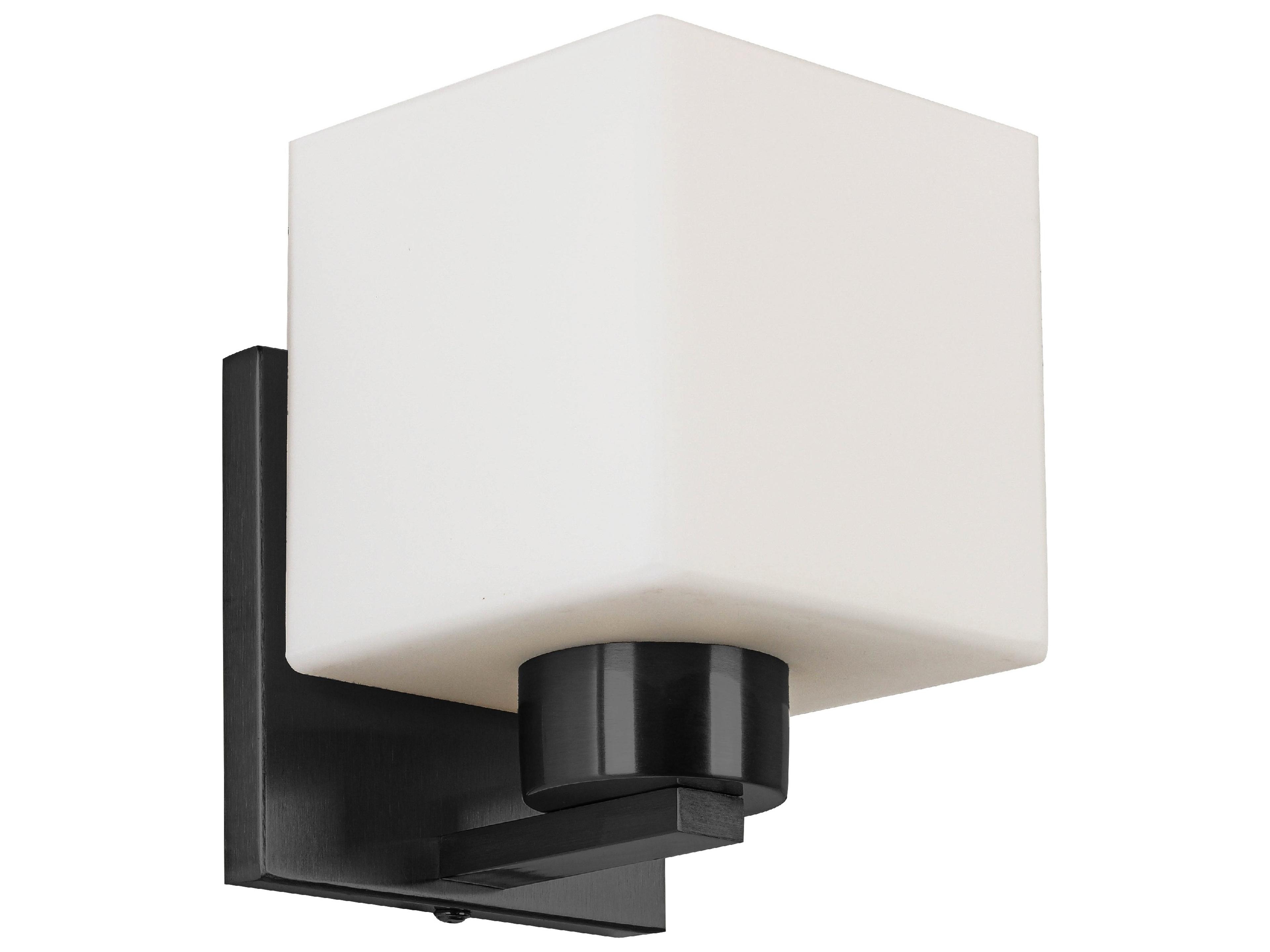Veda 1-Light Matte Black Wall Sconce