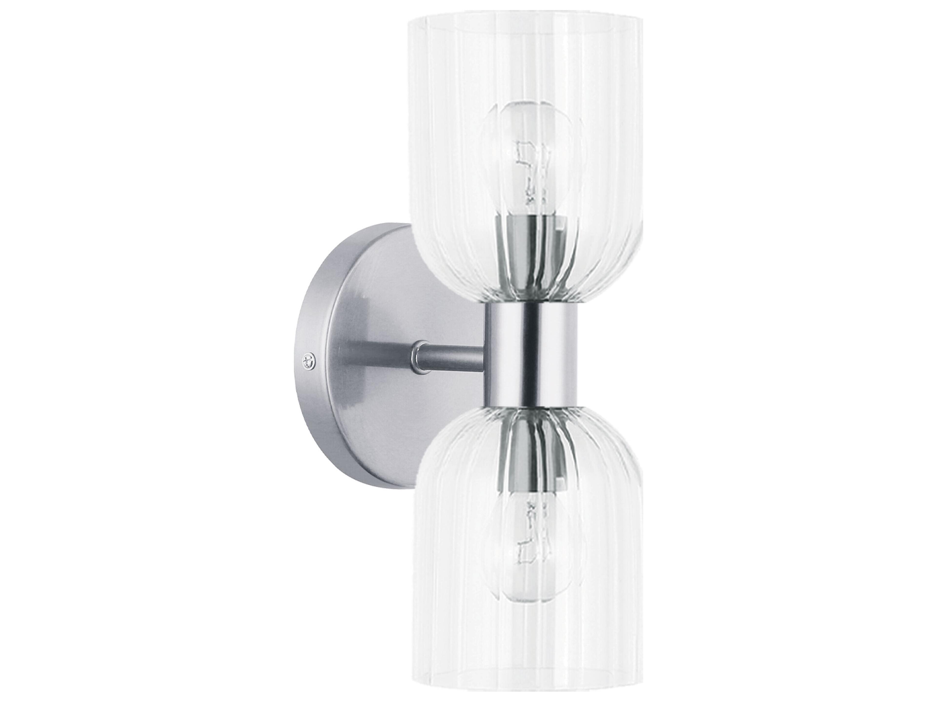 Vienna 2-Light Polished Chrome Wall Sconce