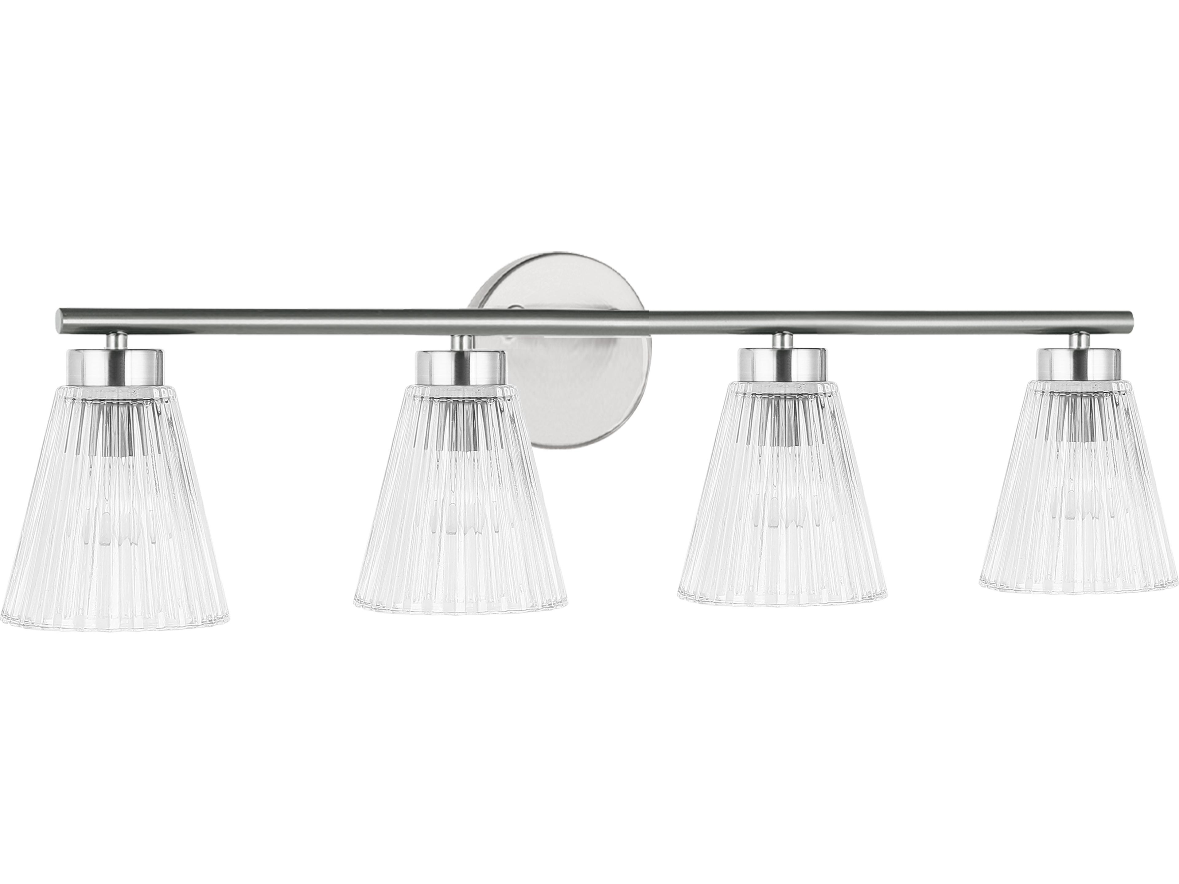 Vienna 4-Light Polished Chrome Vanity Light