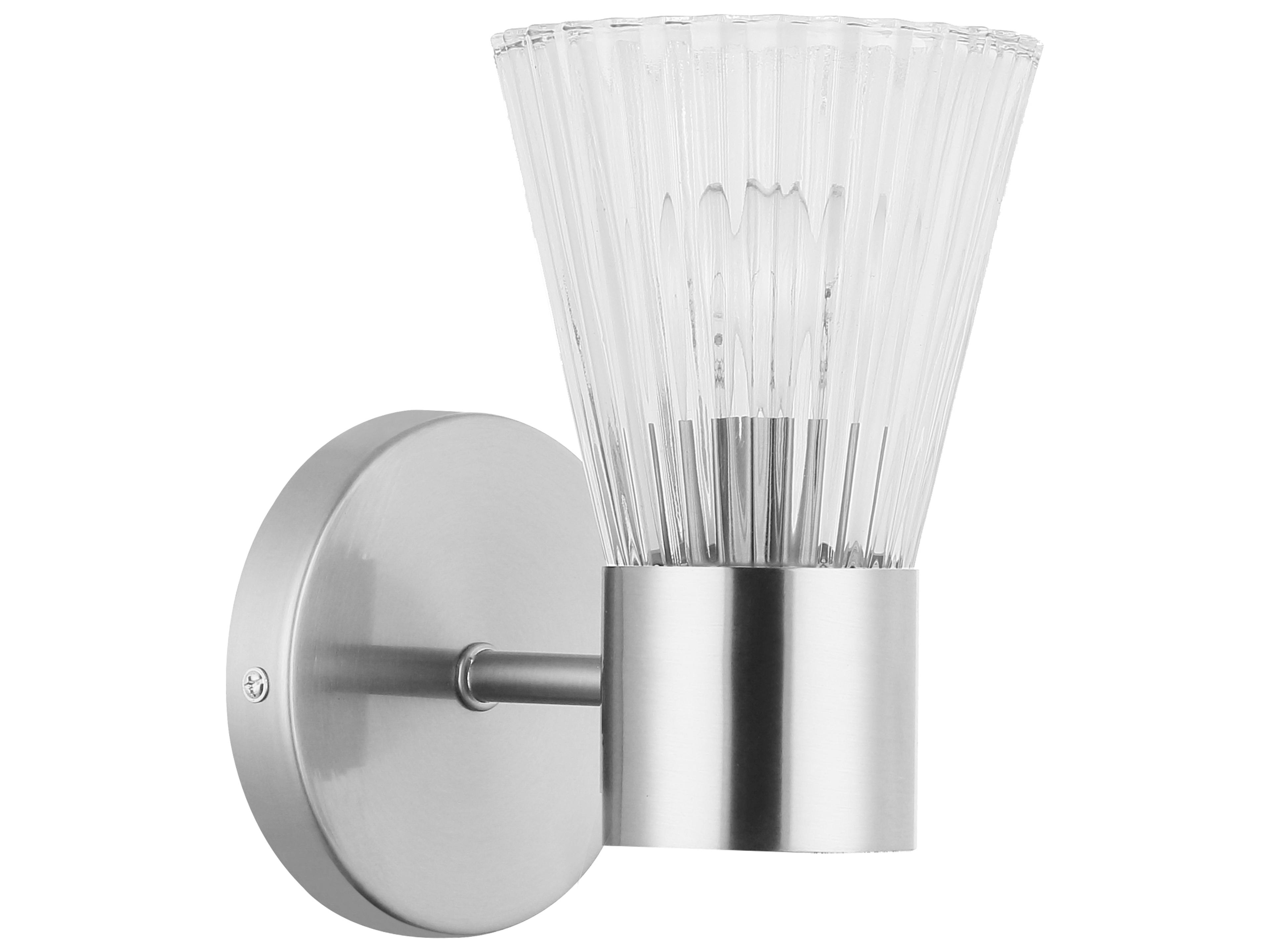 Vienna 1-Light Polished Chrome Wall Sconce