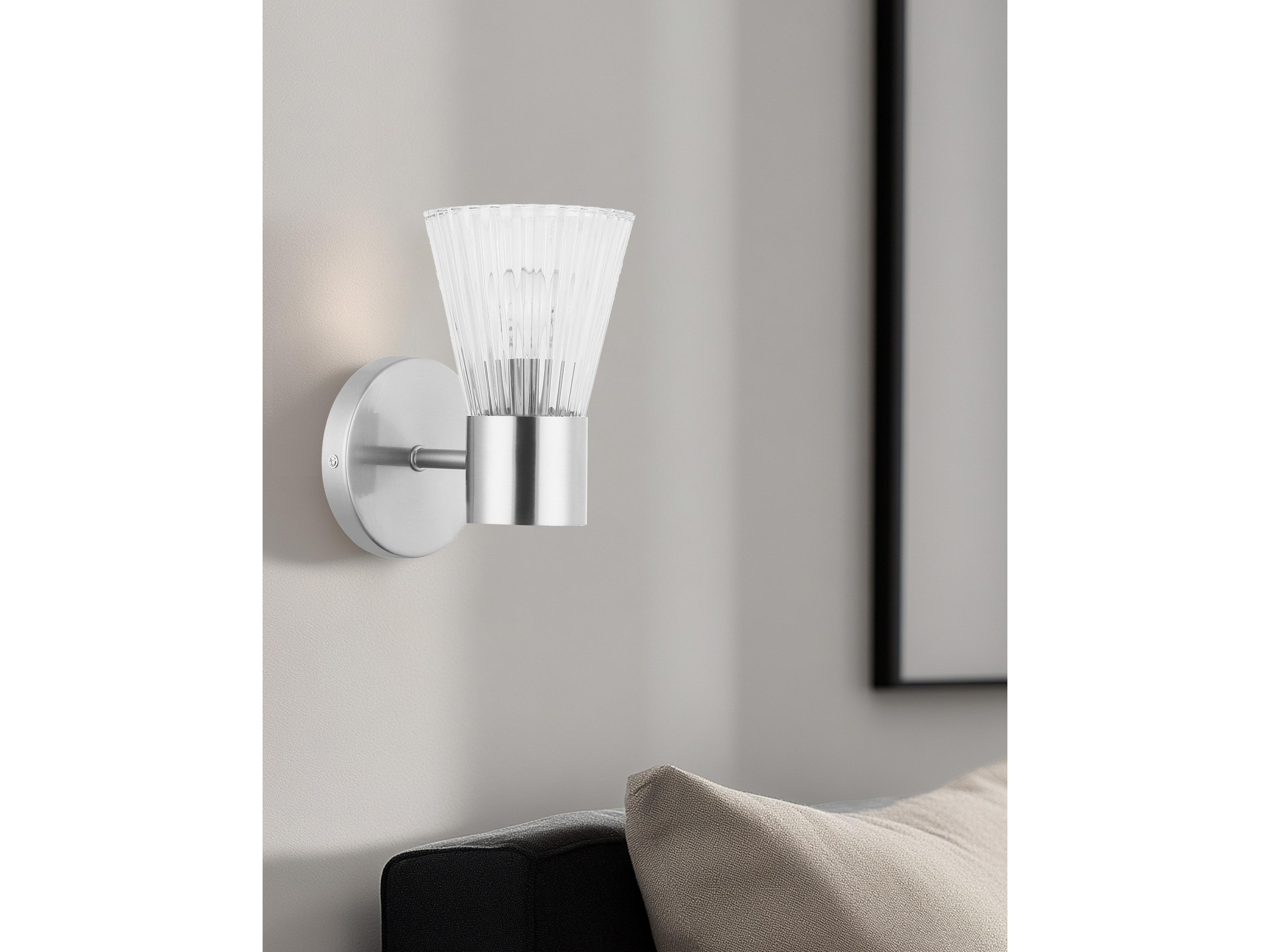 Dainolite Vienna 1-Light Polished Chrome Wall Sconce