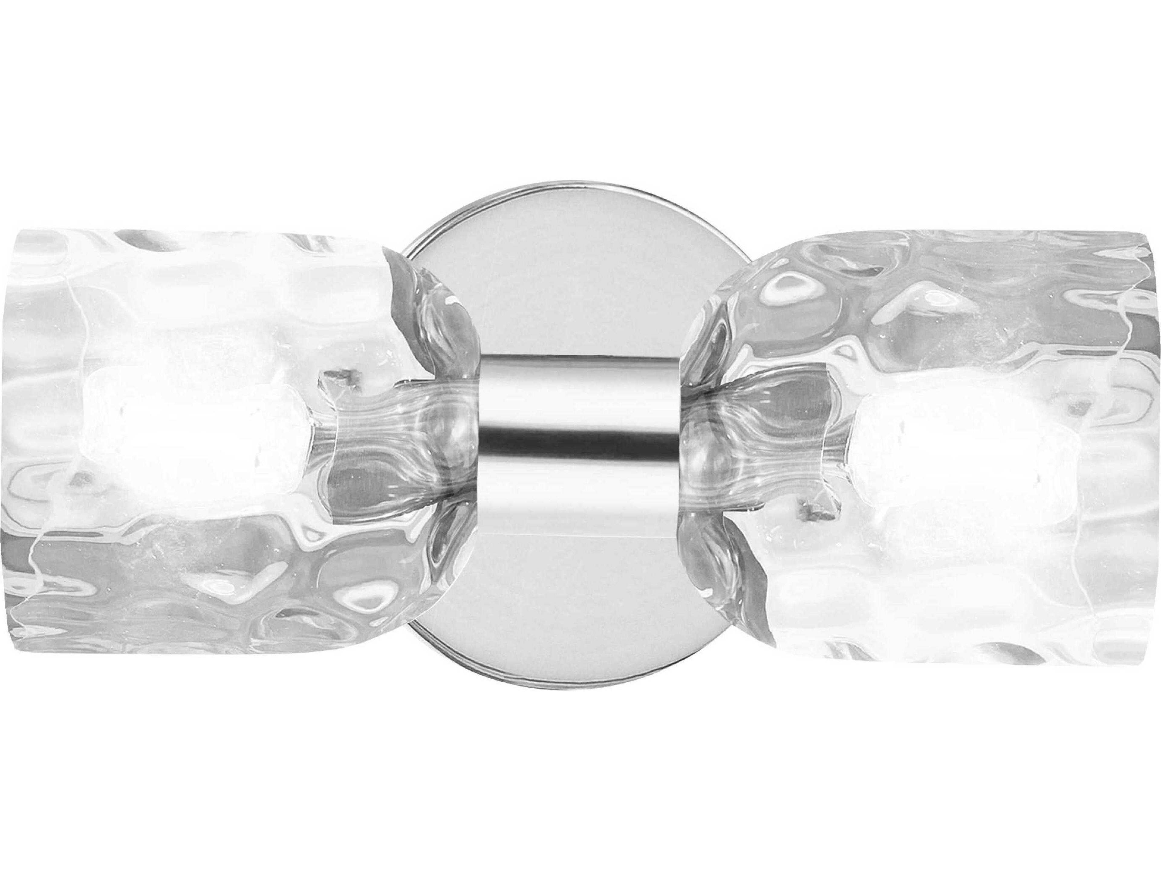 Vallora 2-Light Polished Chrome Vanity Light