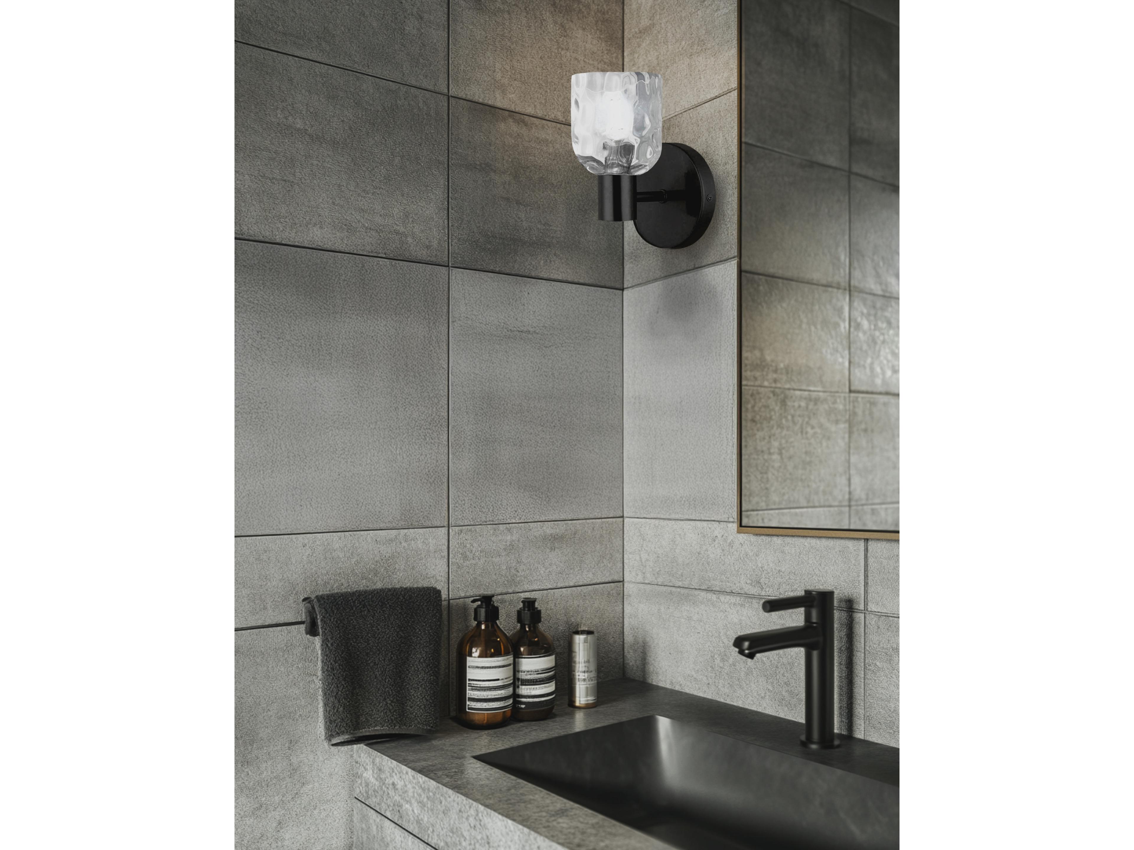 Dainolite Vallora 1-Light Aged Brass Wall Sconce