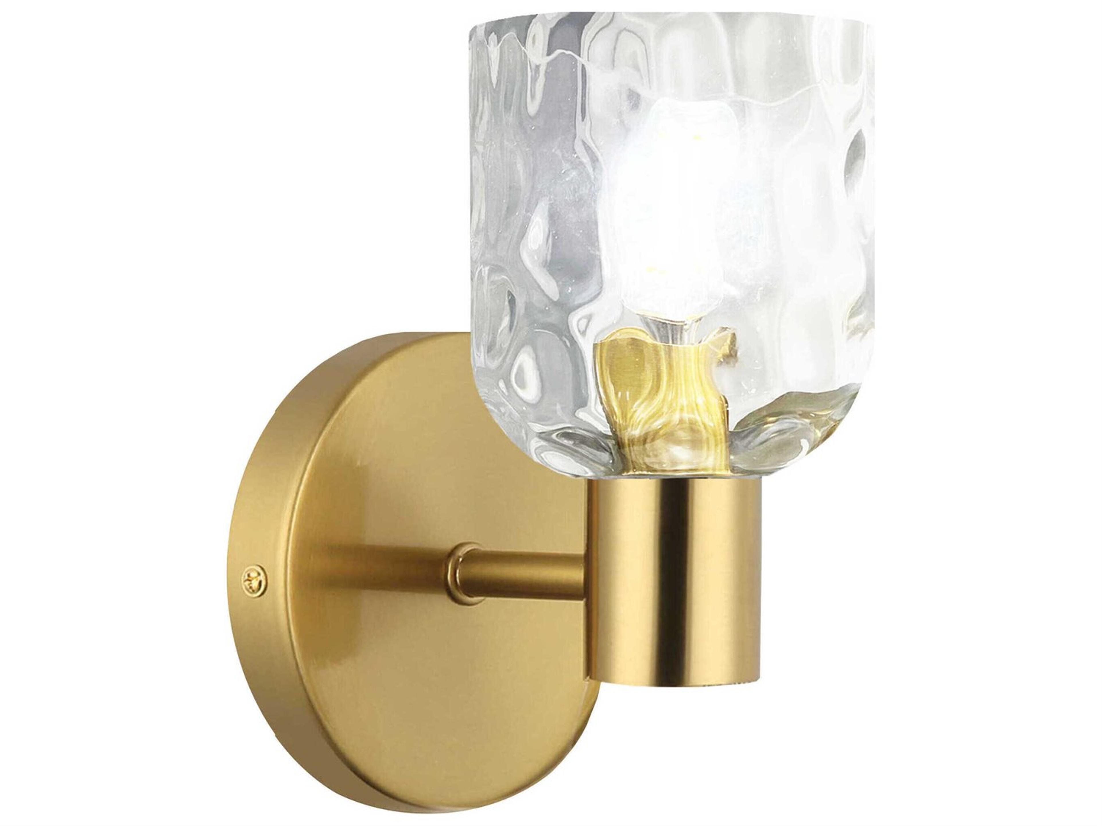 Dainolite Vallora 1-Light Aged Brass Wall Sconce