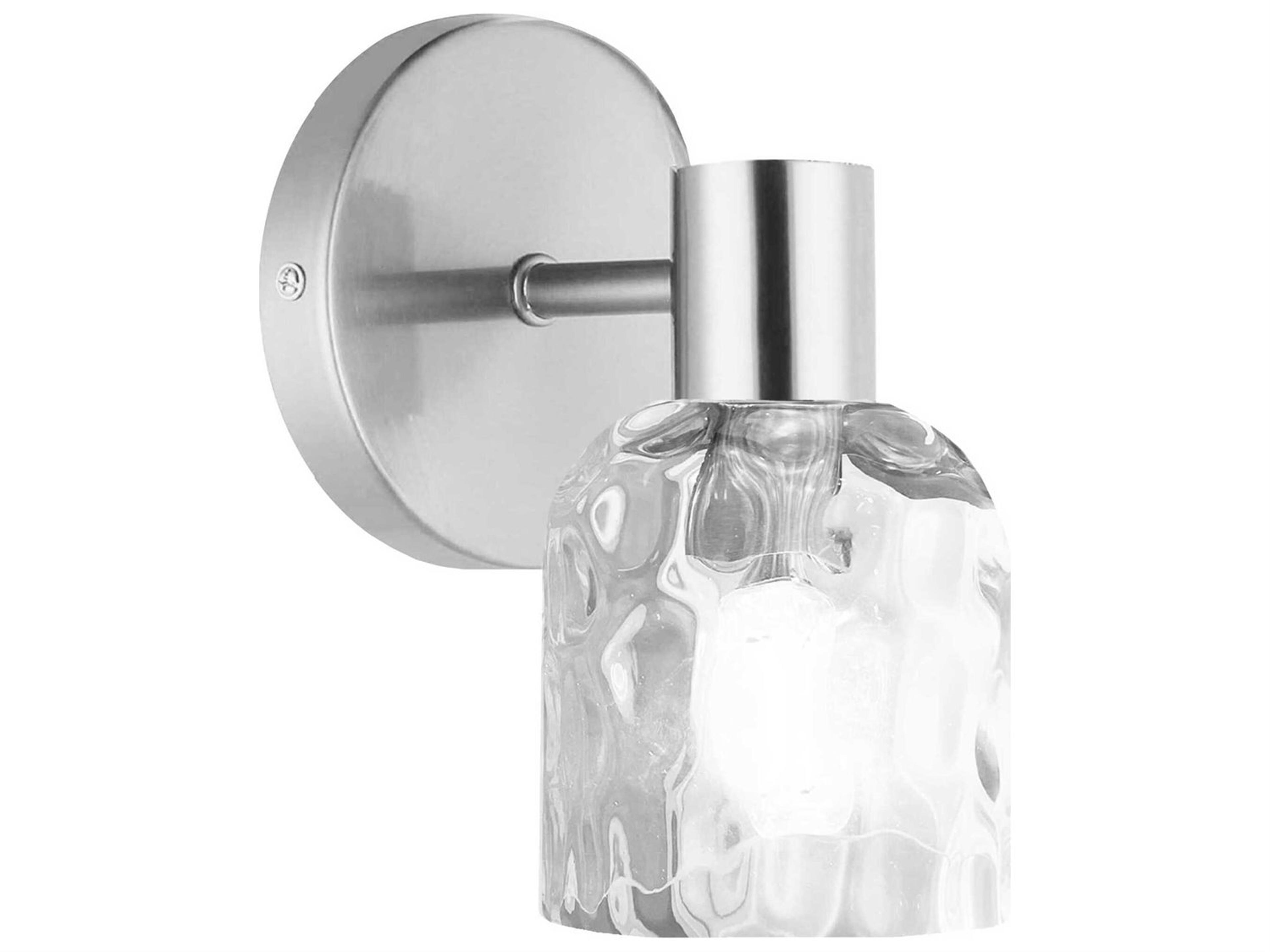 Dainolite Vallora 1-Light Polished Chrome Wall Sconce