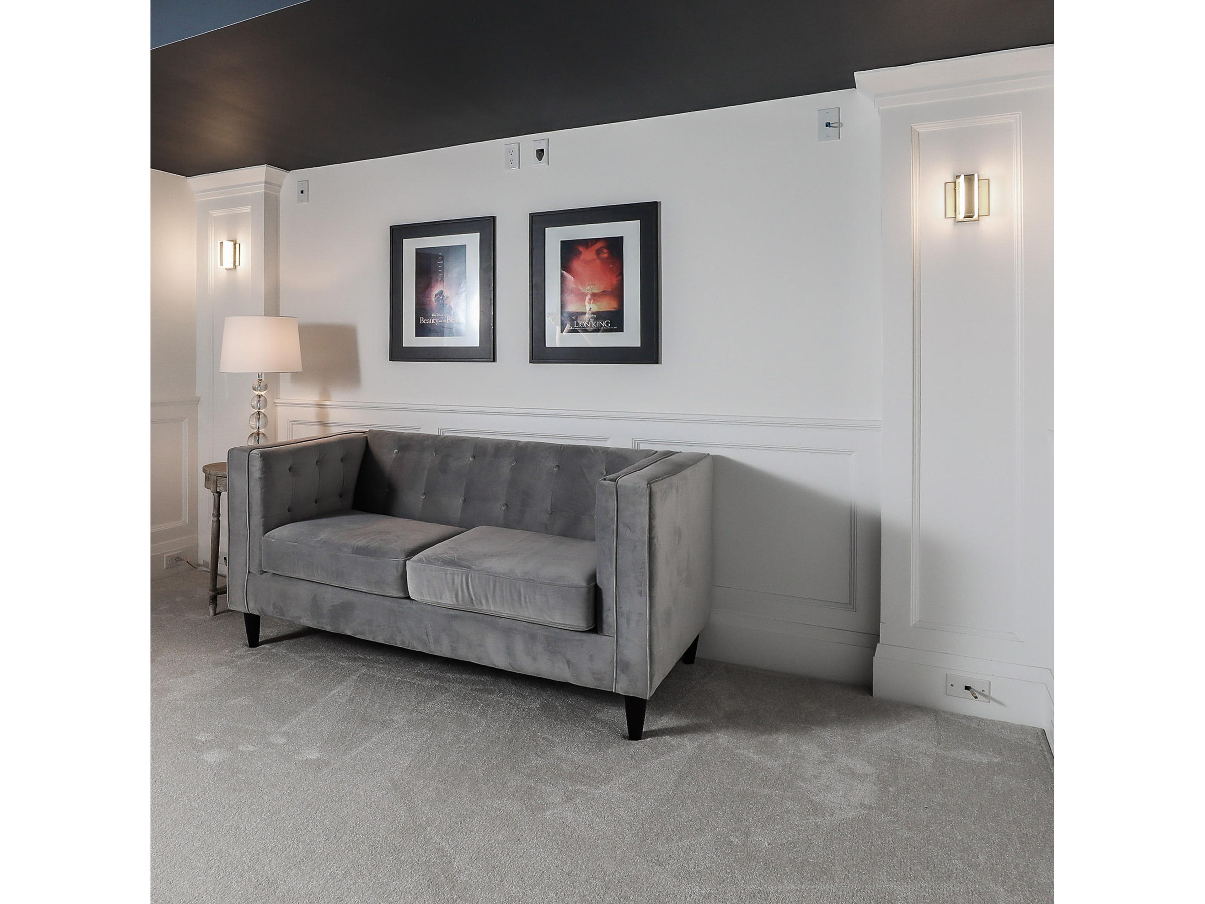 Dainolite Viola 1-Light Aged Brass Vanity Light