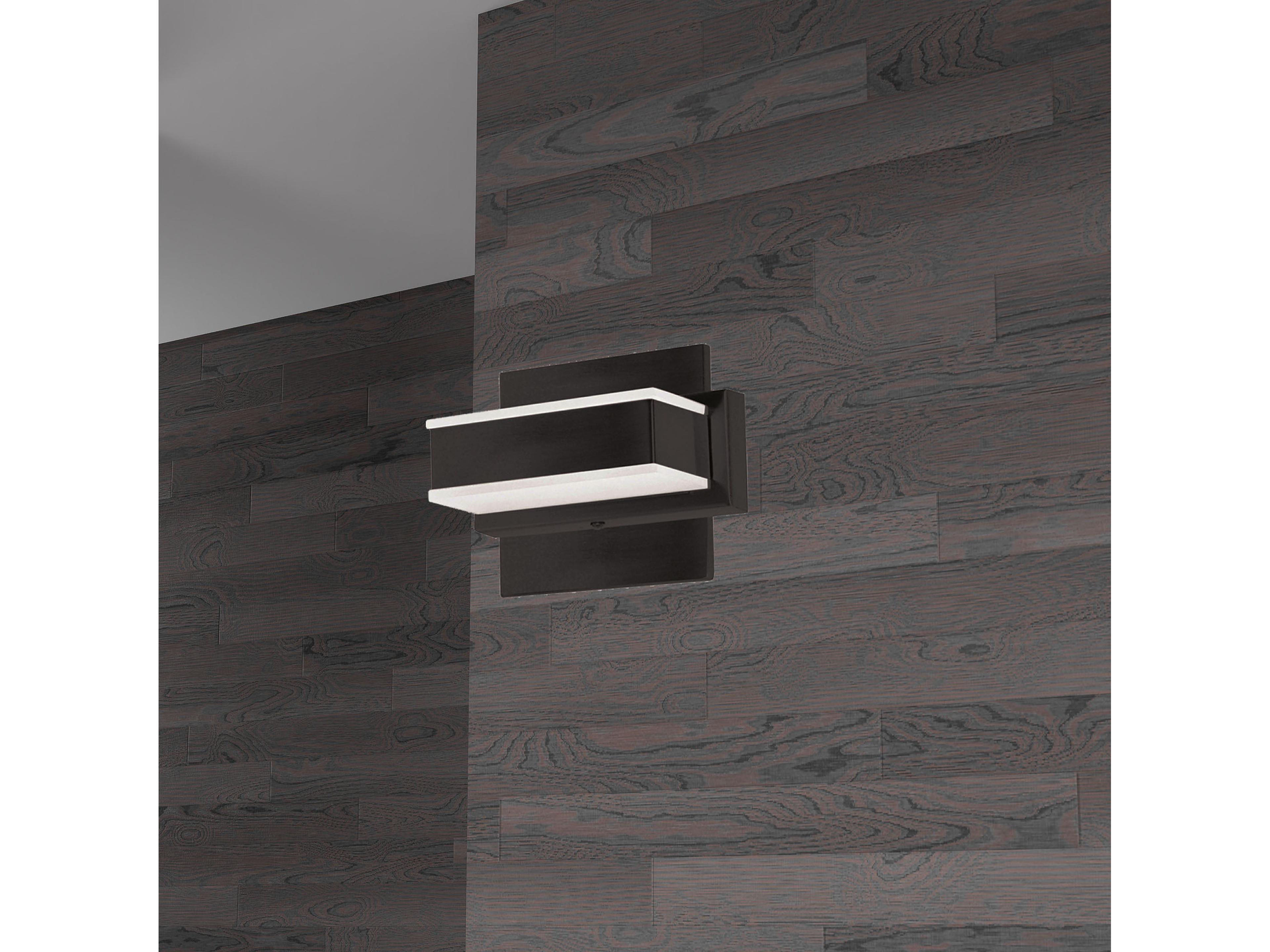 Dainolite Viola 1-Light Matte Black Vanity Light