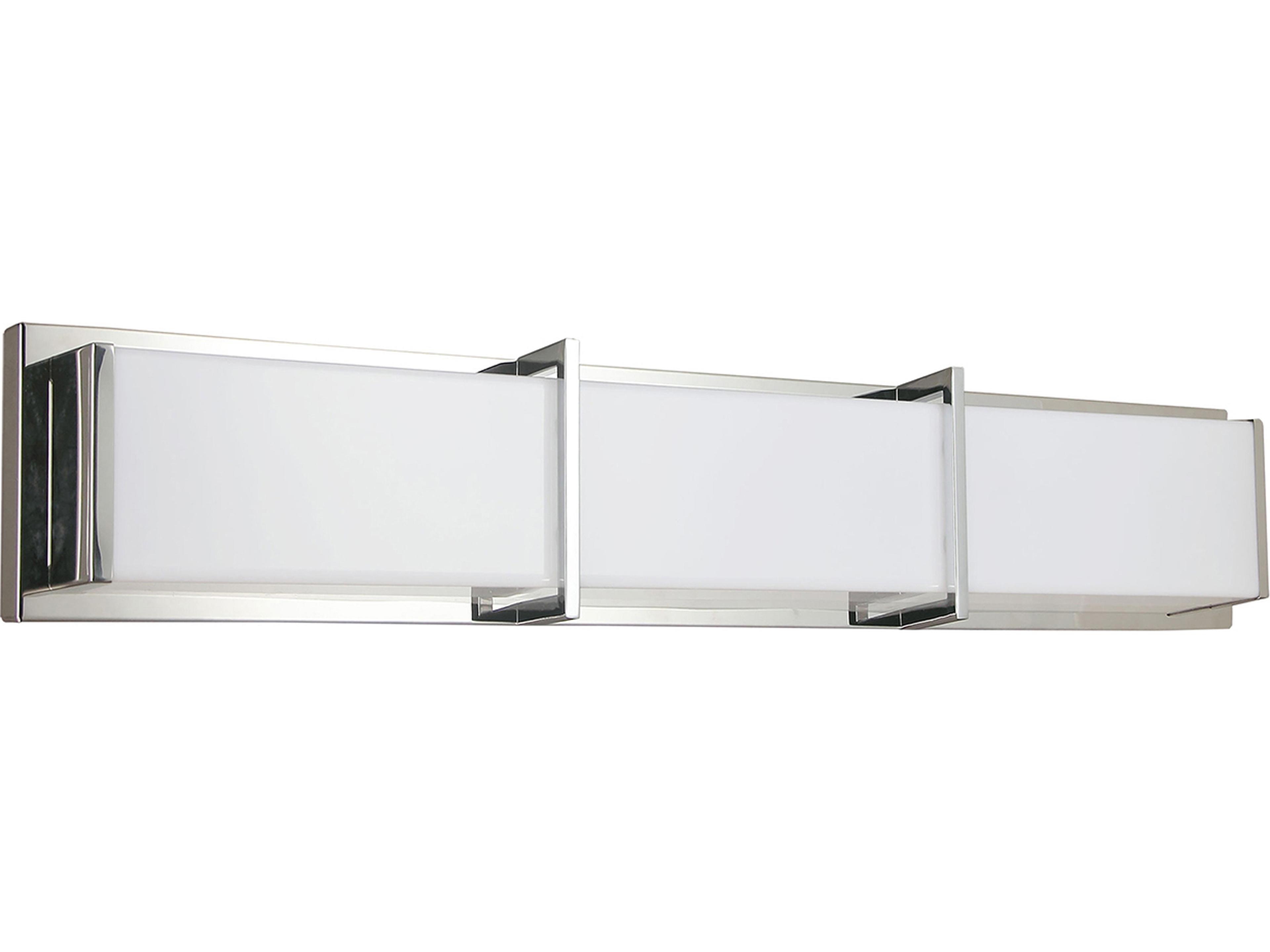Winston LED Vanity Light Polished Chrome 24-Inch