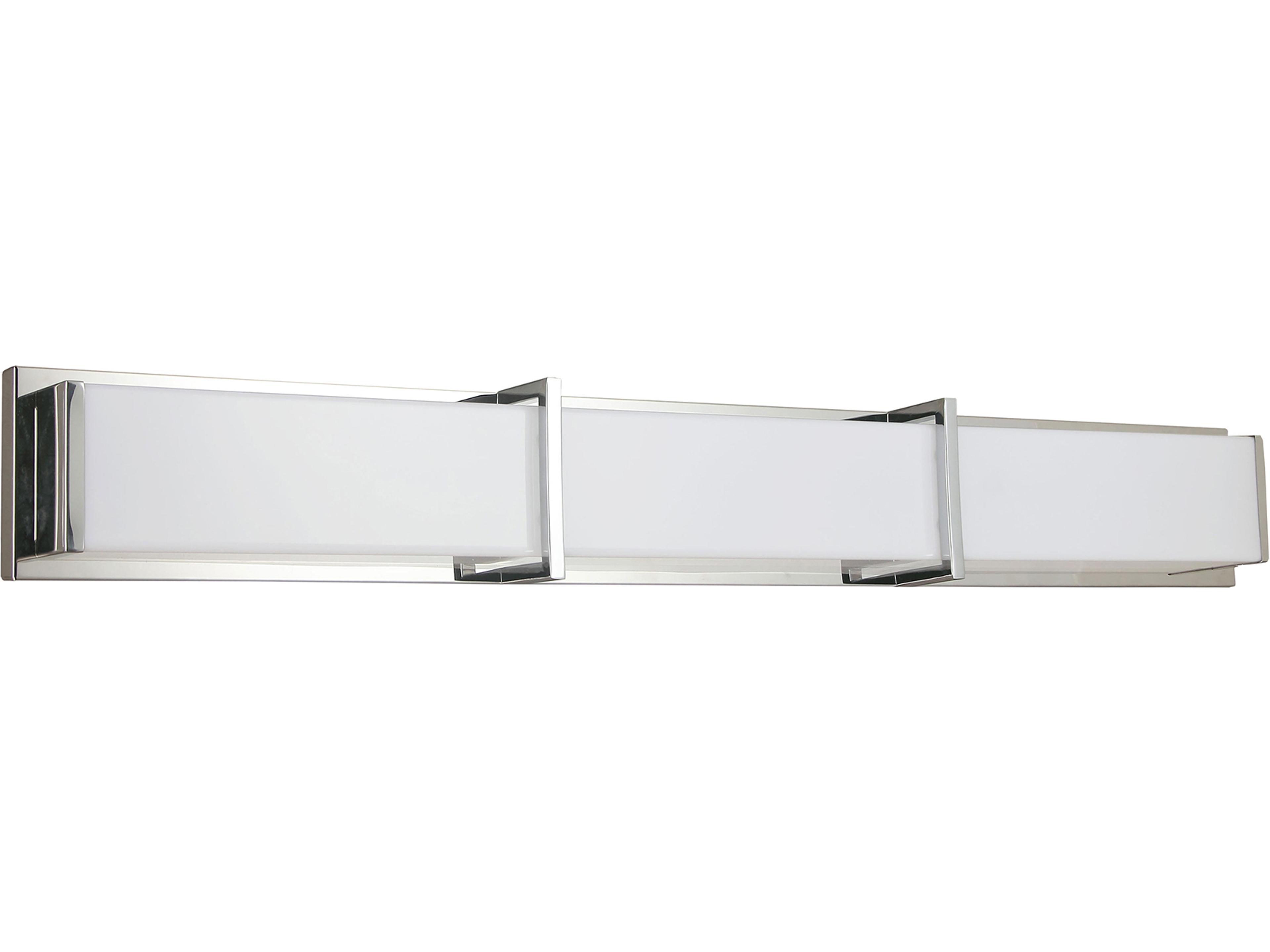 Winston 1-Light Polished Chrome Vanity Light