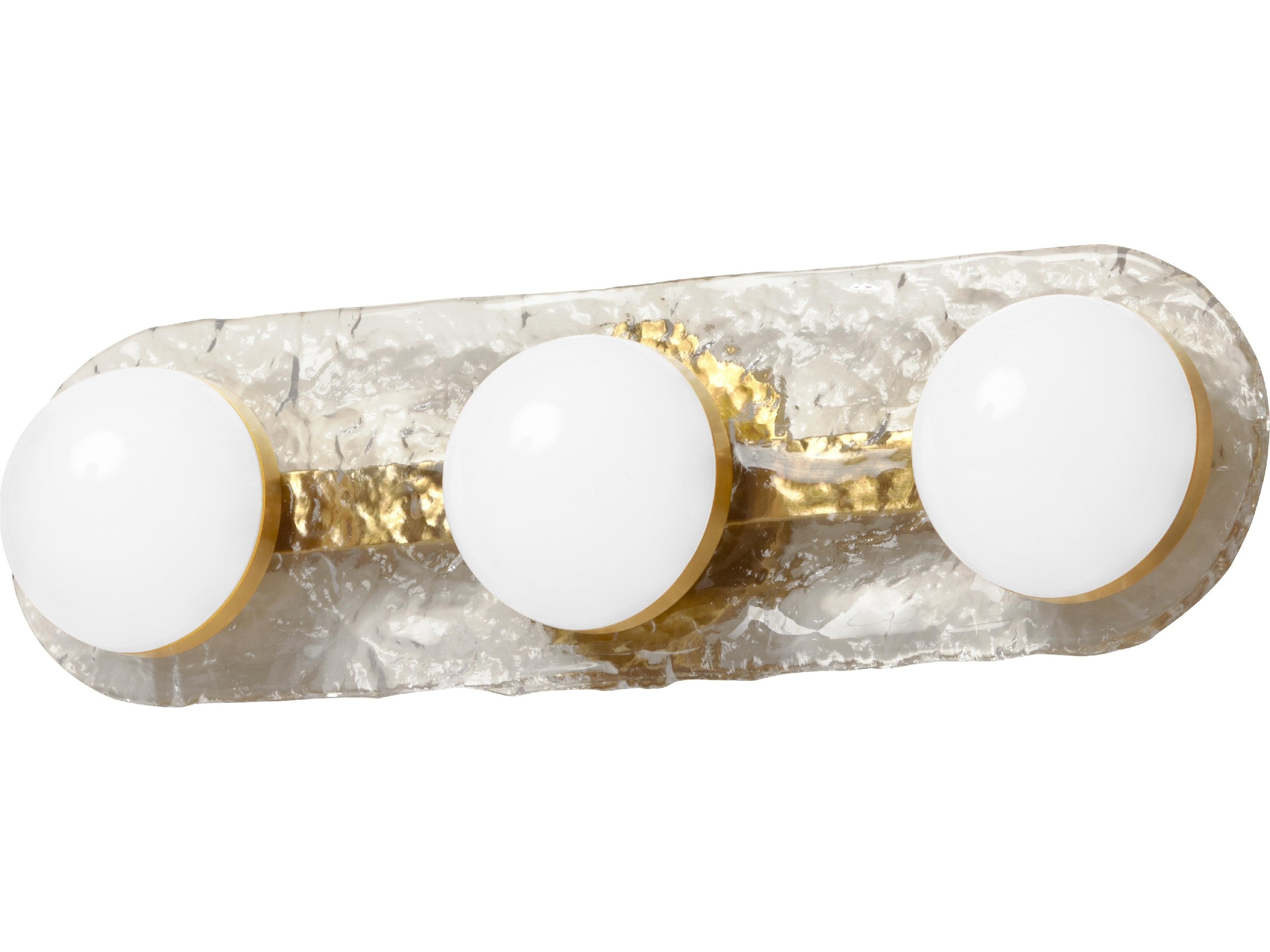 Velma 3-Light Aged Brass Vanity Light