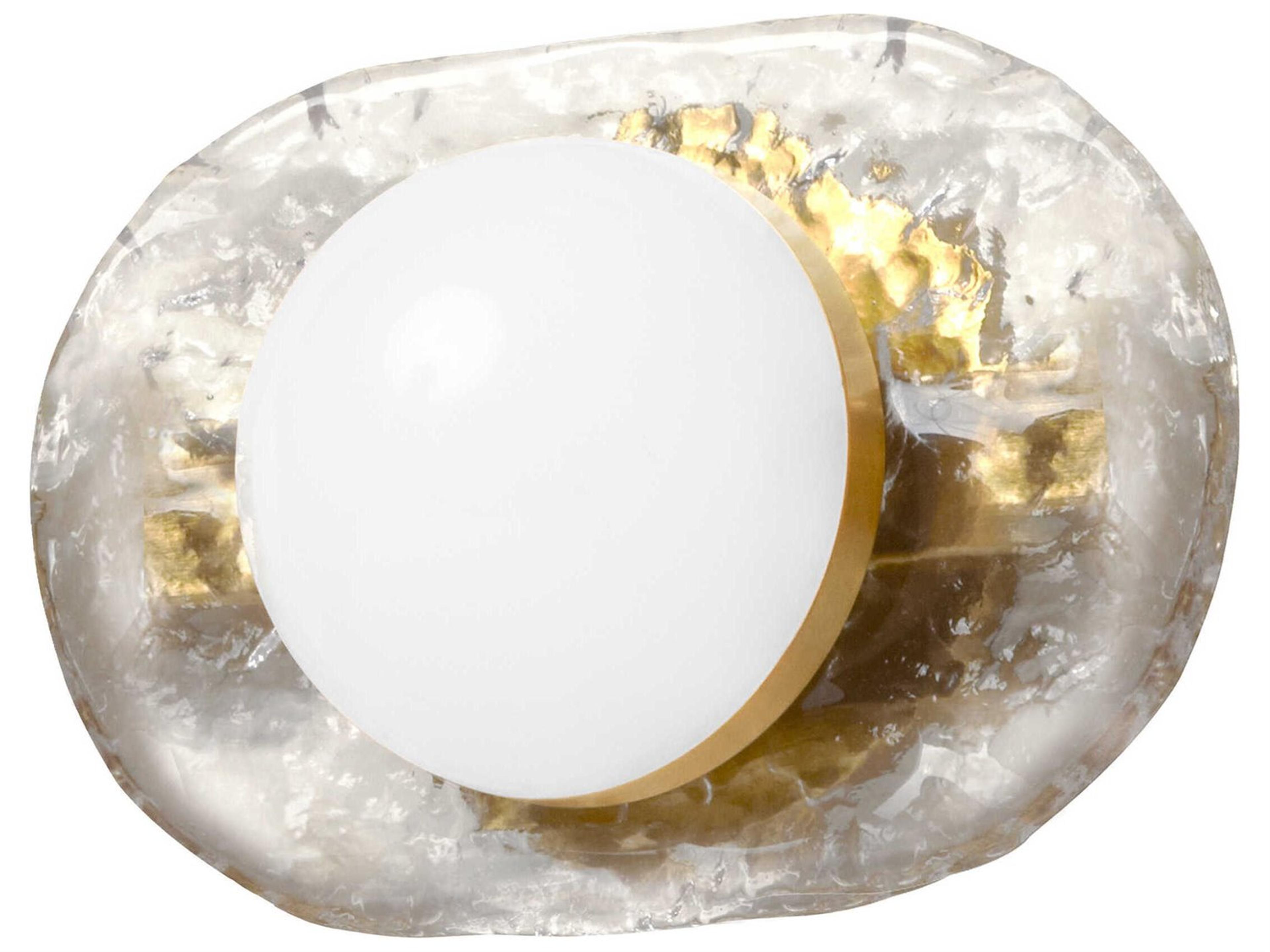 Dainolite Velma 1-Light Aged Brass Vanity Light