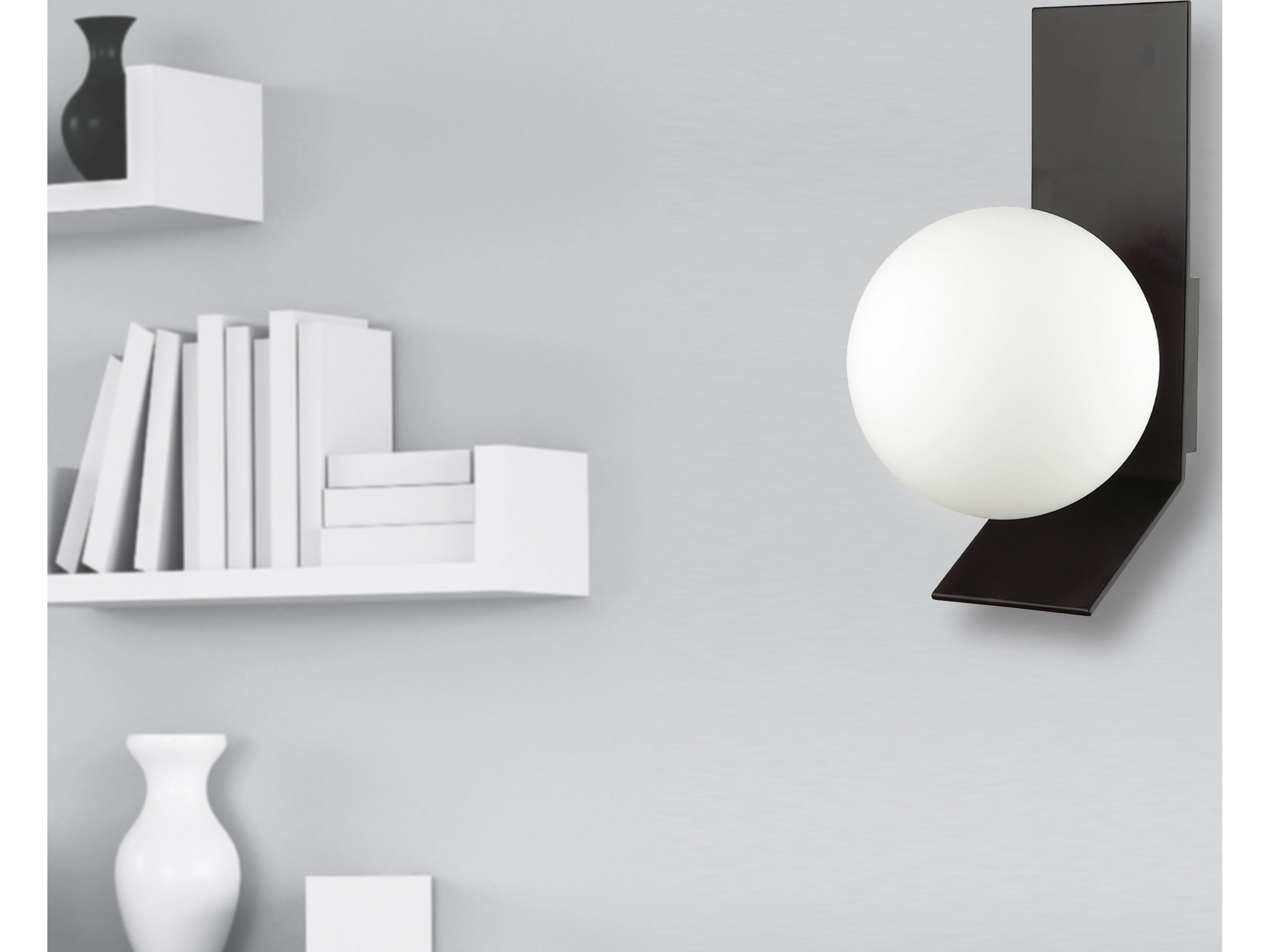 Dainolite Valemont 1-Light Matte Black Wall Sconce