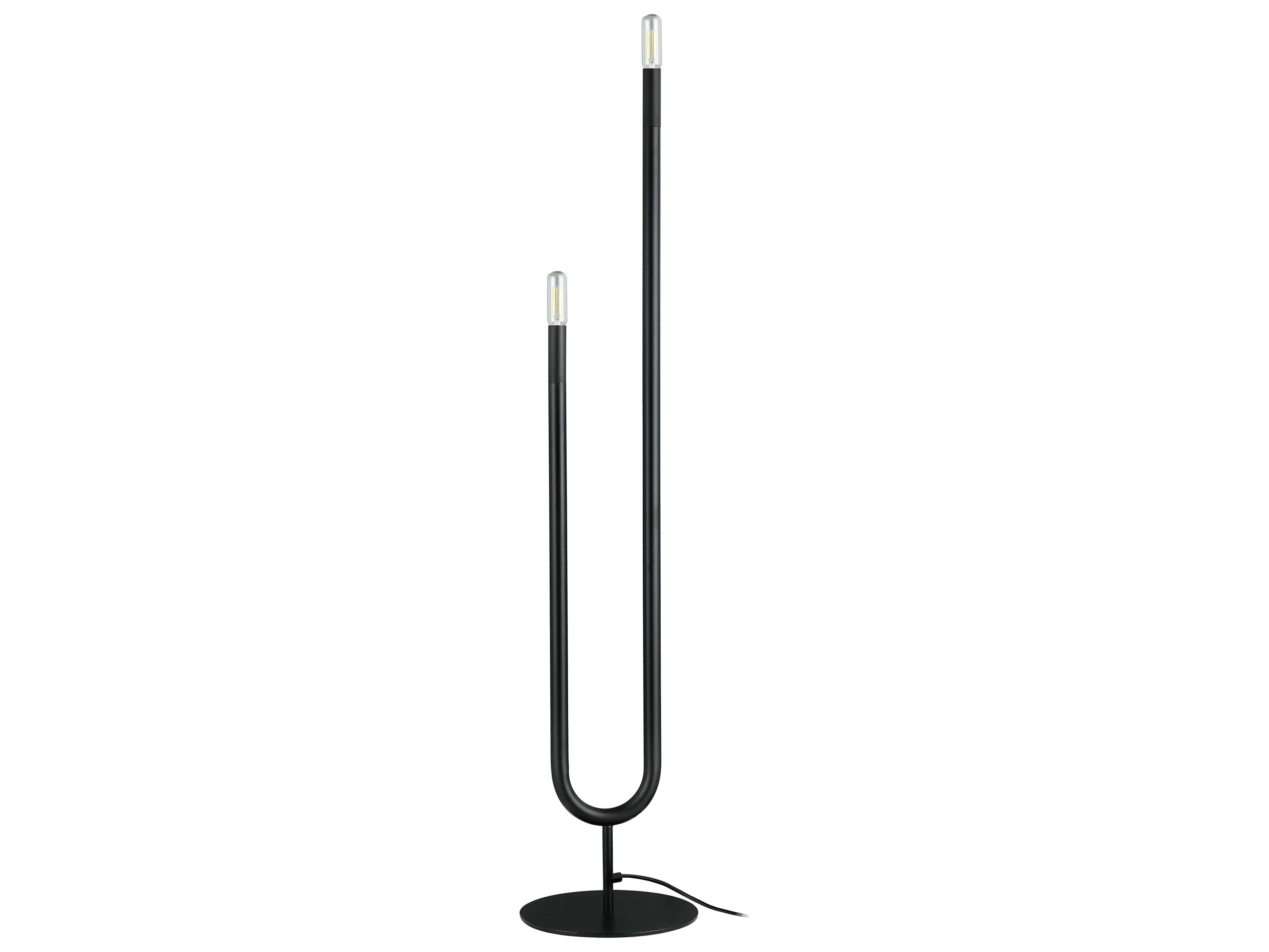 Wand Matte Black Floor Lamp