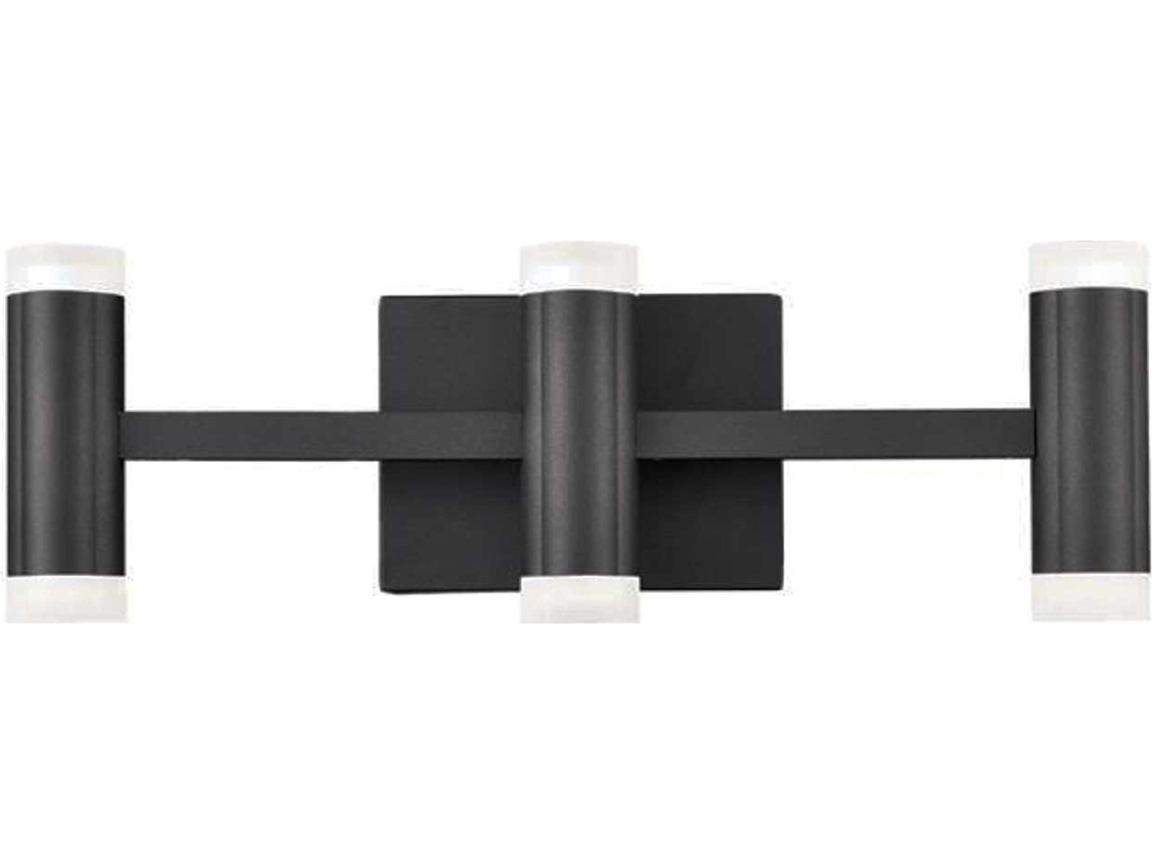 Wilson 6-Light Matte Black Vanity Light