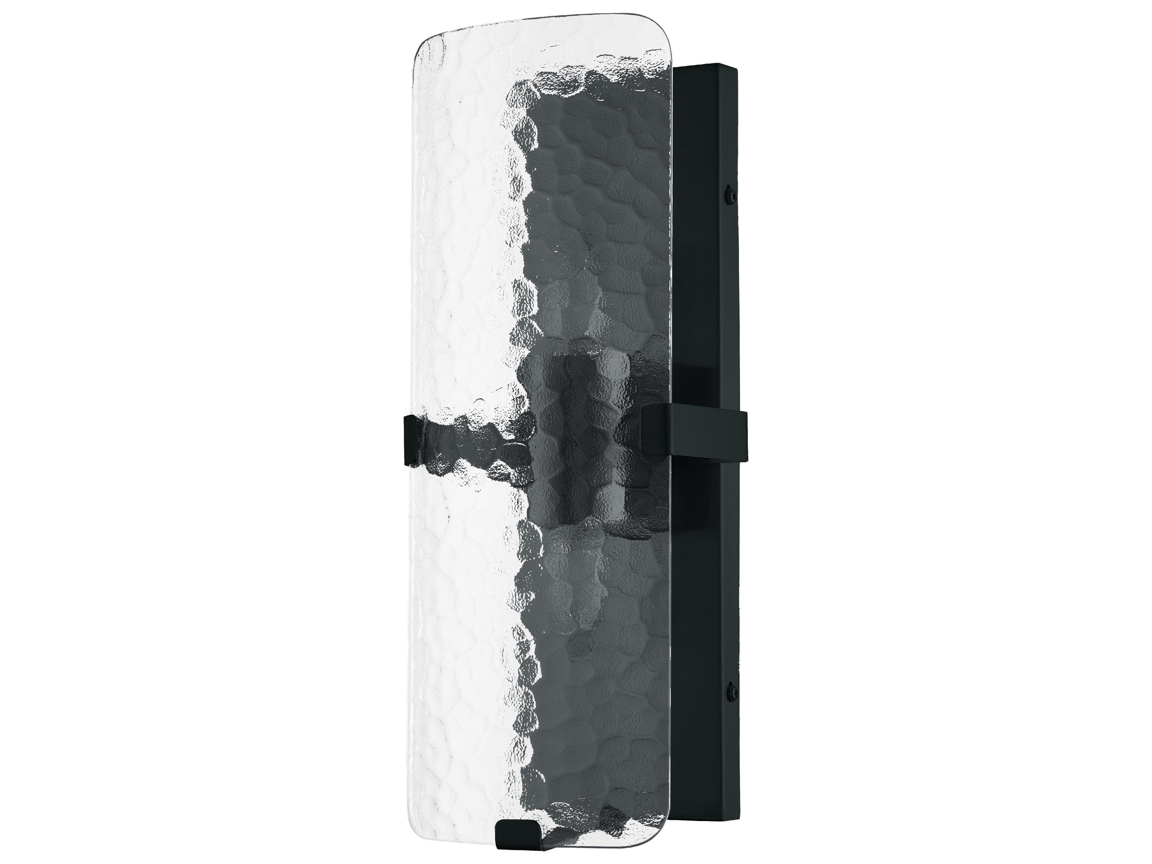 Winnie 2-Light Matte Black Wall Sconce