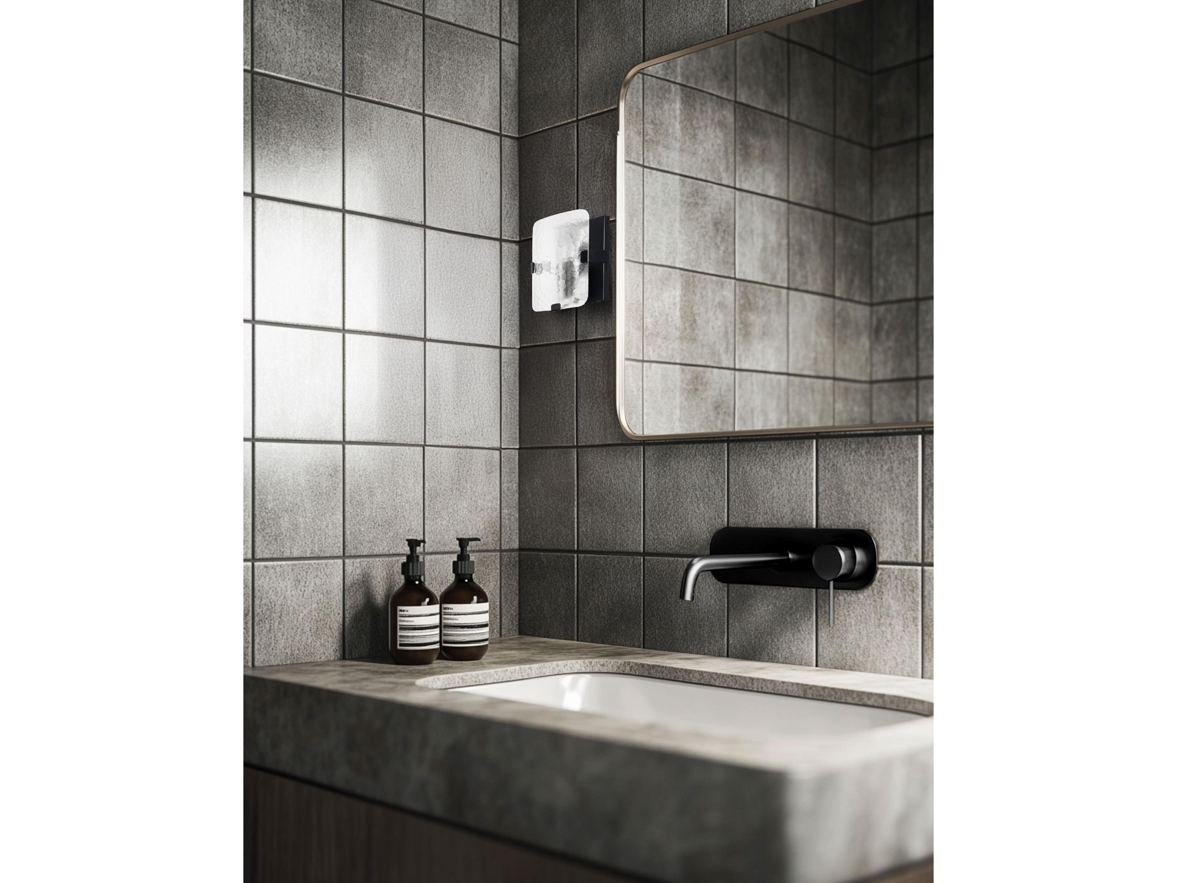 Dainolite Winnie 1-Light Matte Black Wall Sconce