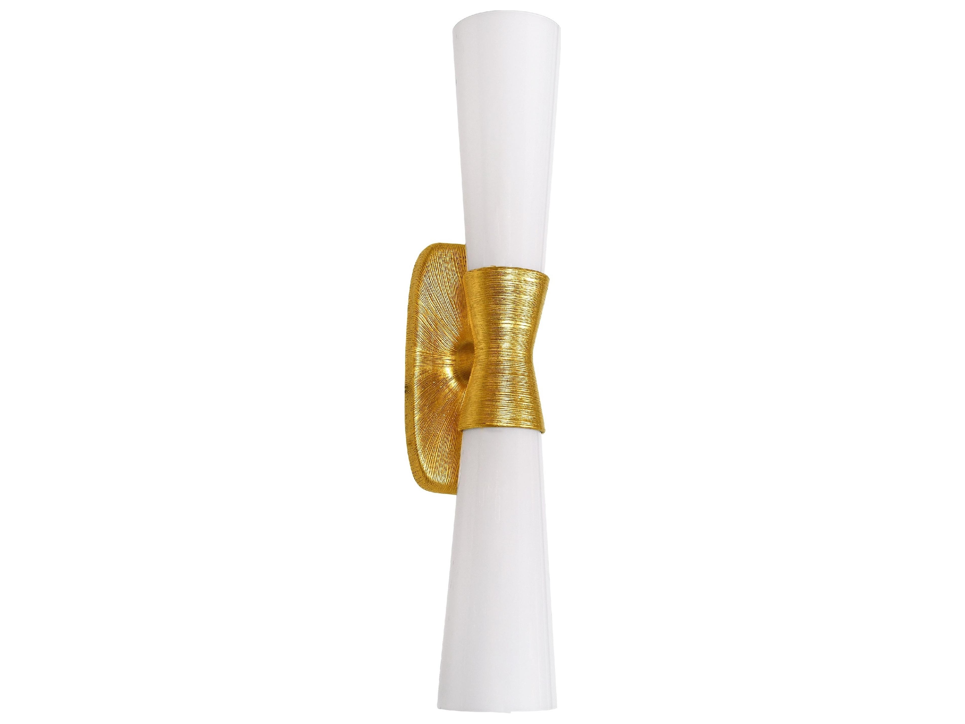 Whitney 2-Light Gold Wall Sconce