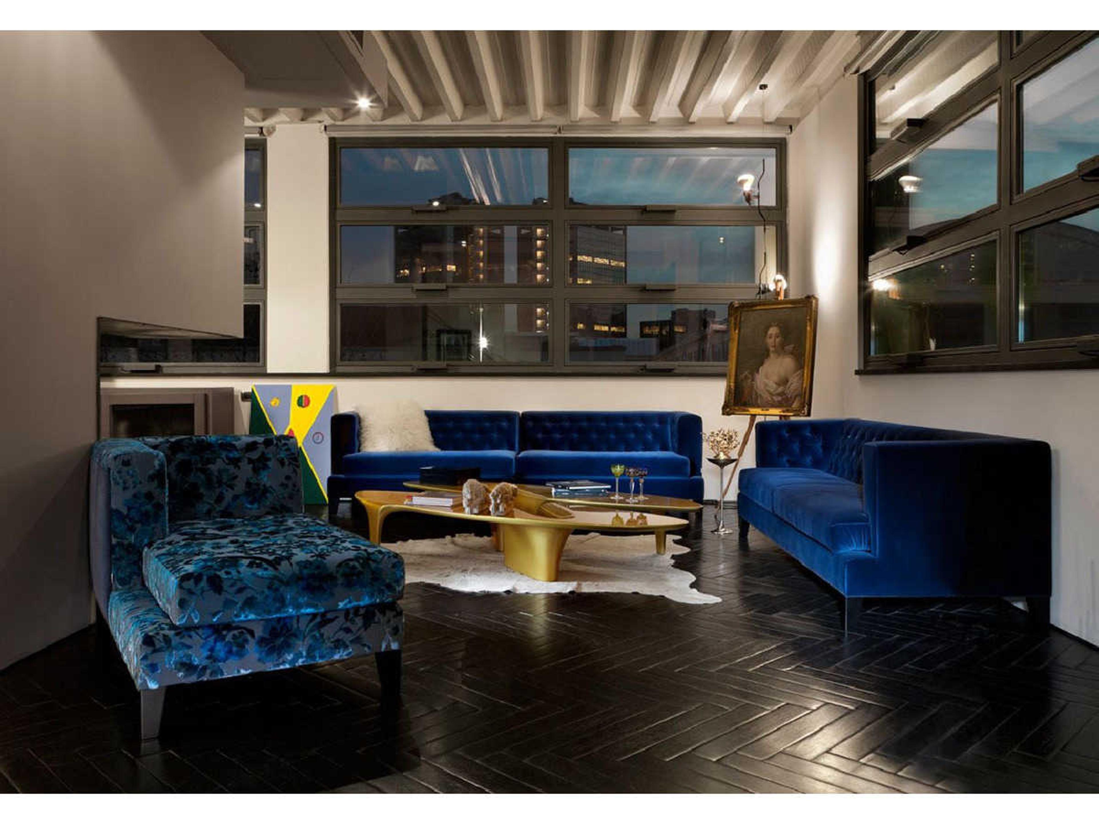 Driade Hall By Rodolfo Dordoni Wide Upholstered Sofa