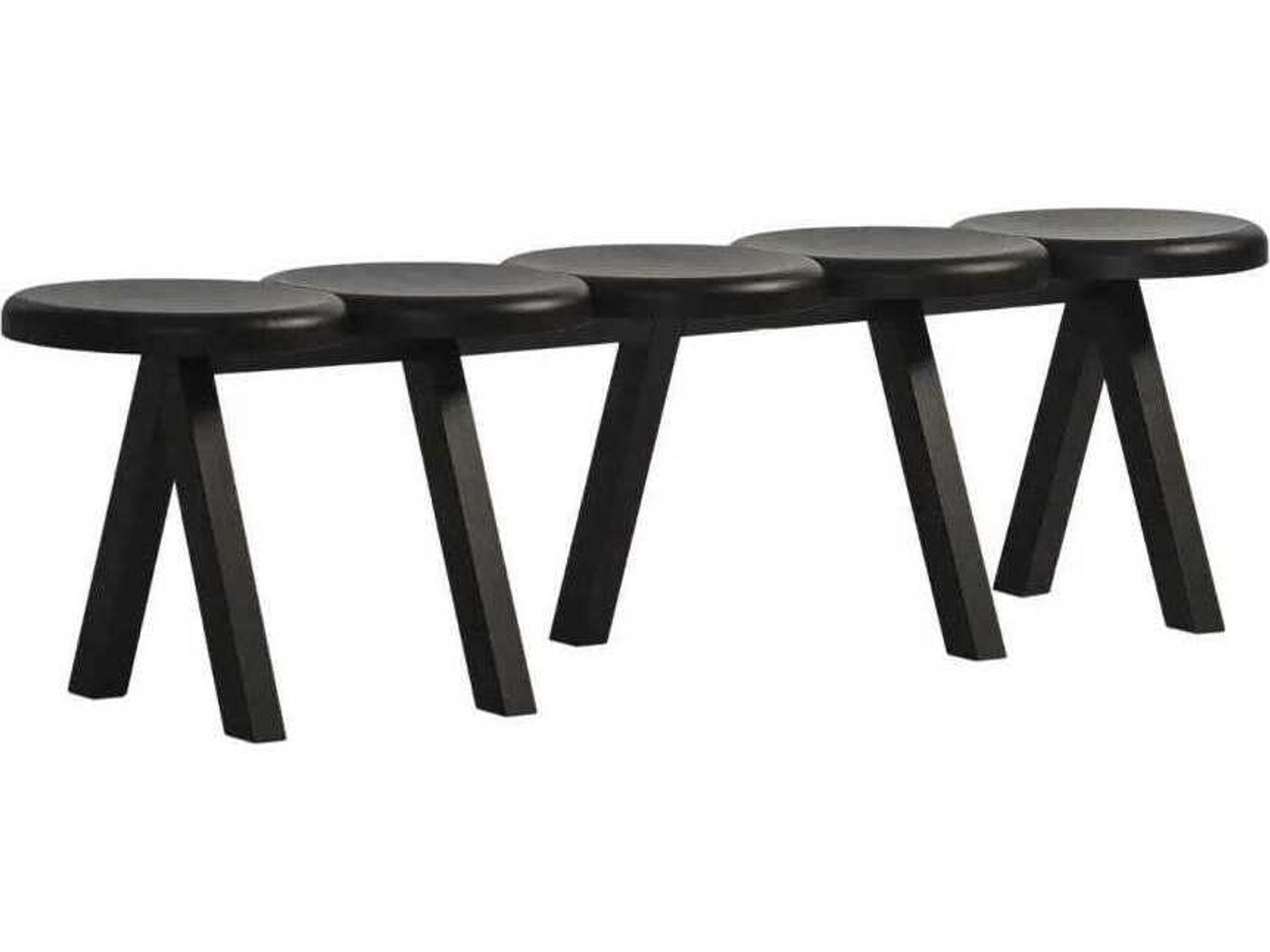 Driade Millepiedi Black Accent Bench