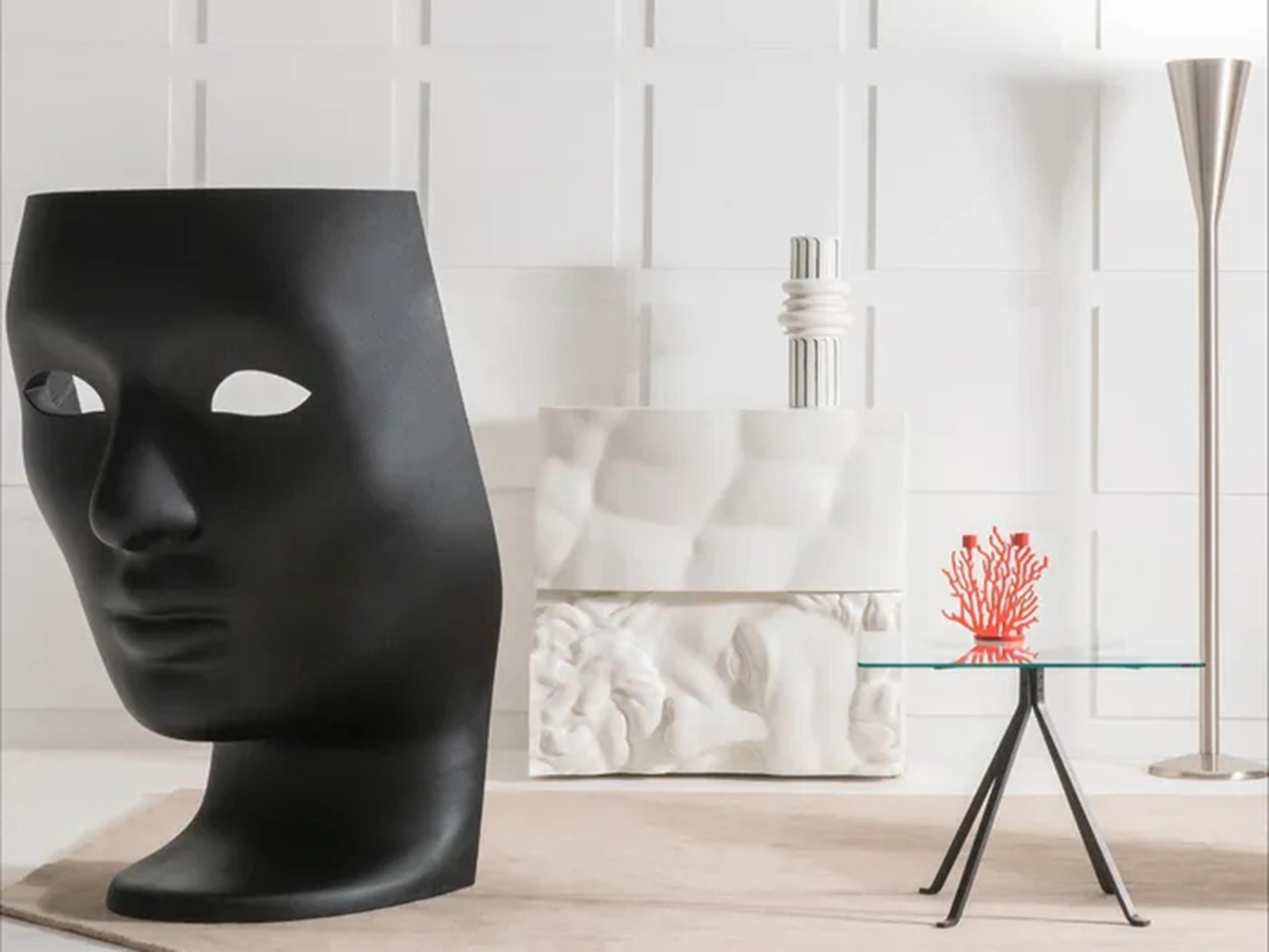 Driade Cuginetto By Enzo Mari Square Glass End Table