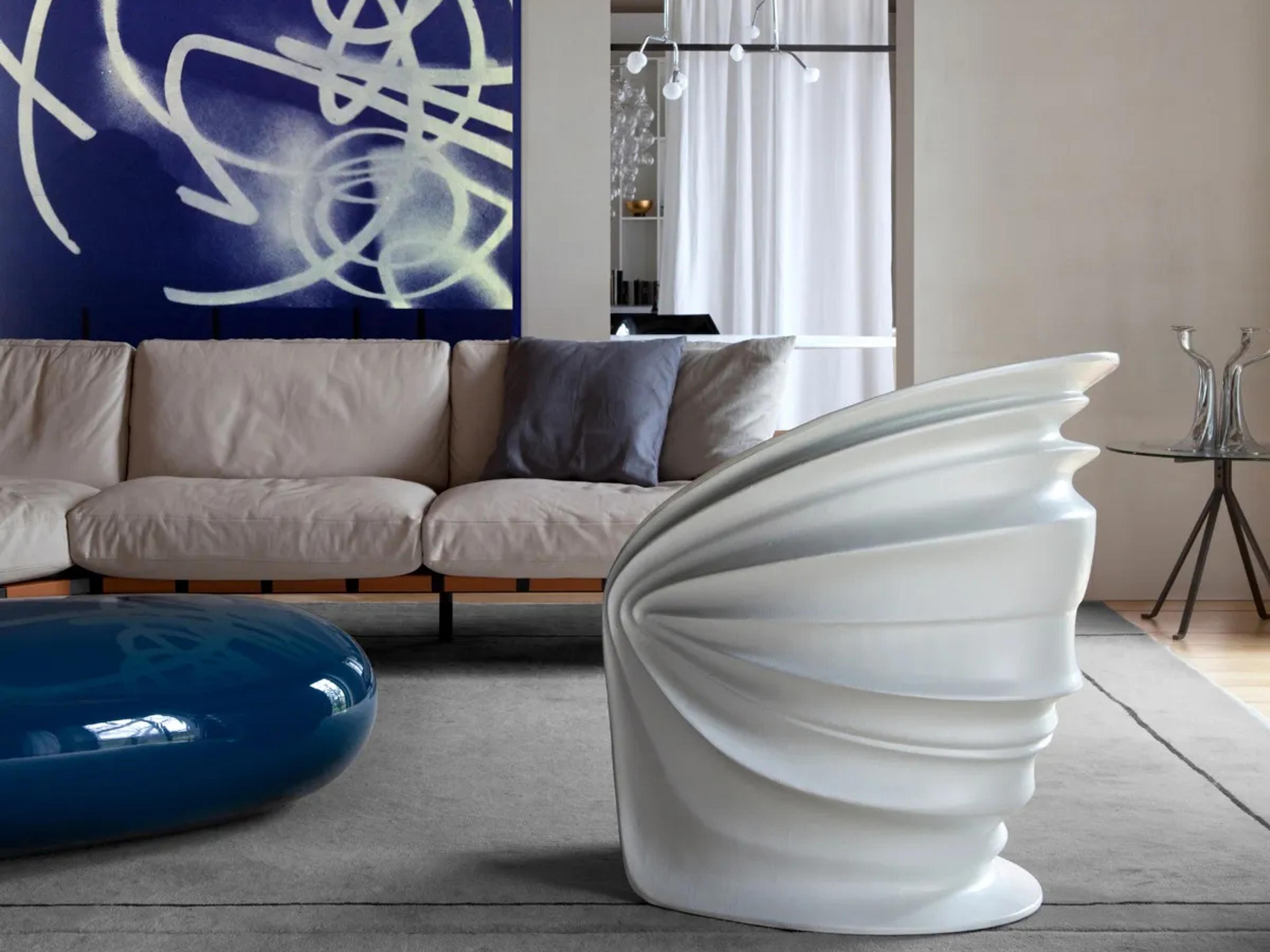 Driade Modesty Veiled White Accent Chair