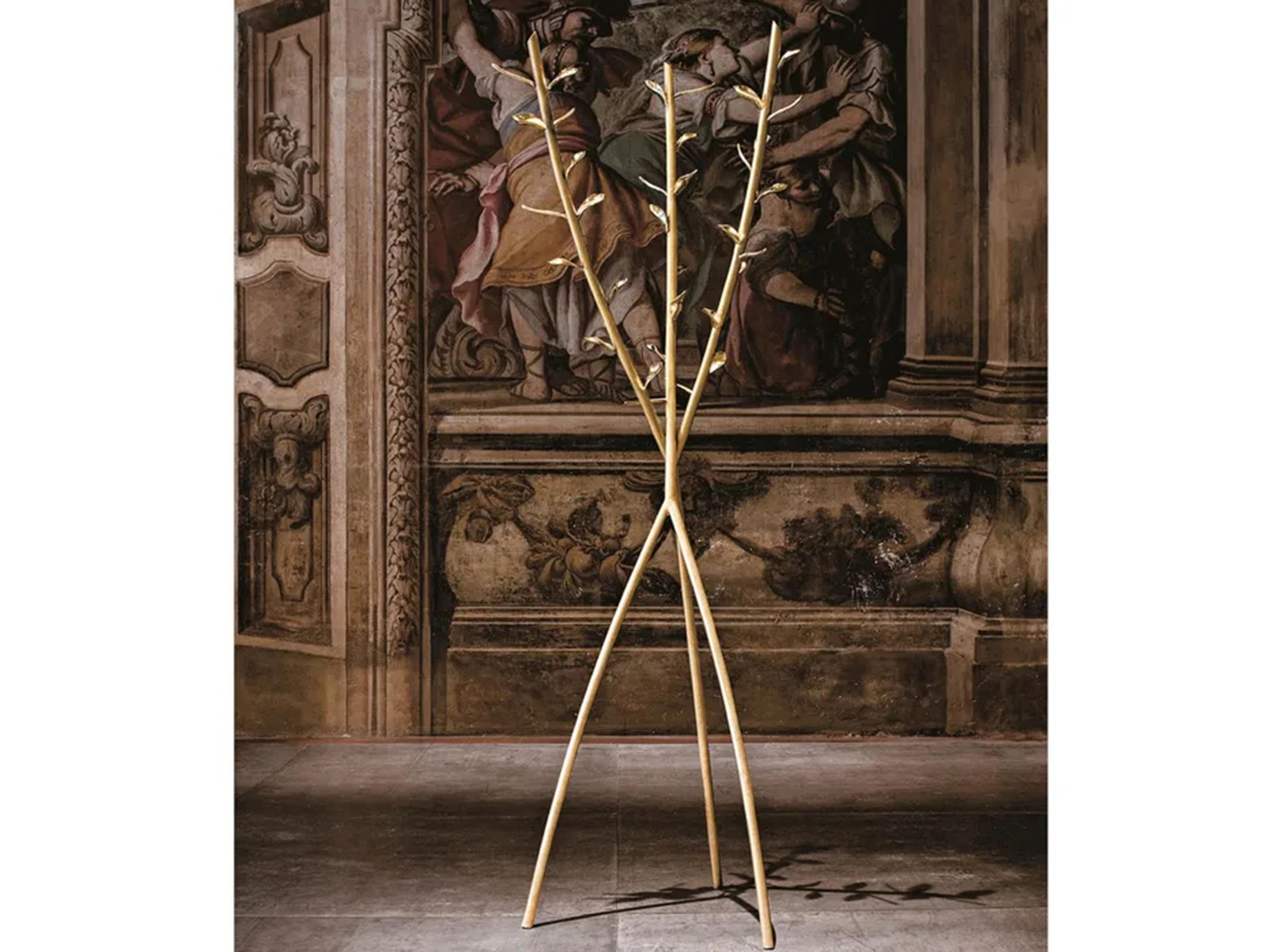 Driade Borek Sipek Brass Natural Coat Rack