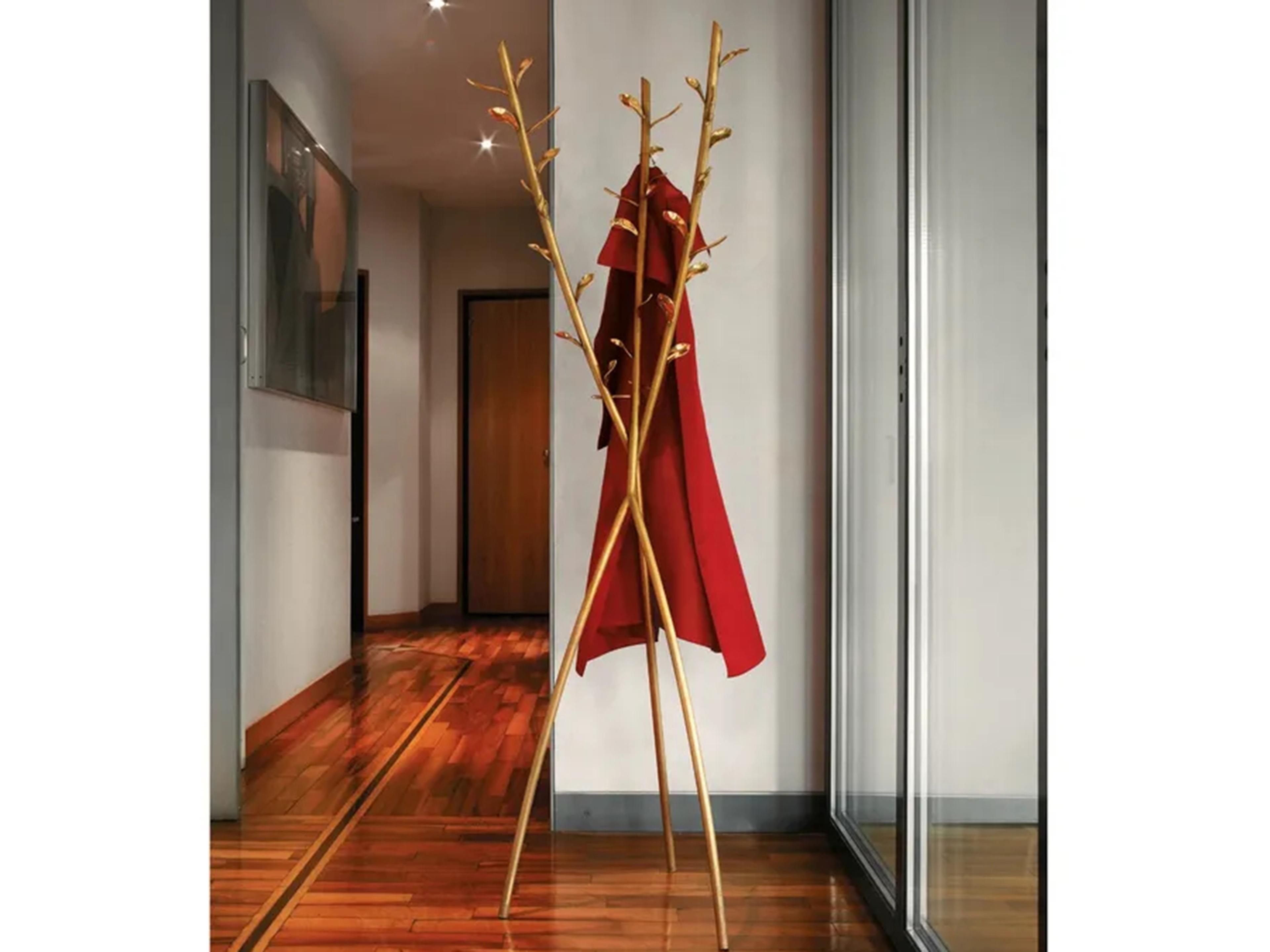 Driade Borek Sipek Brass Natural Coat Rack