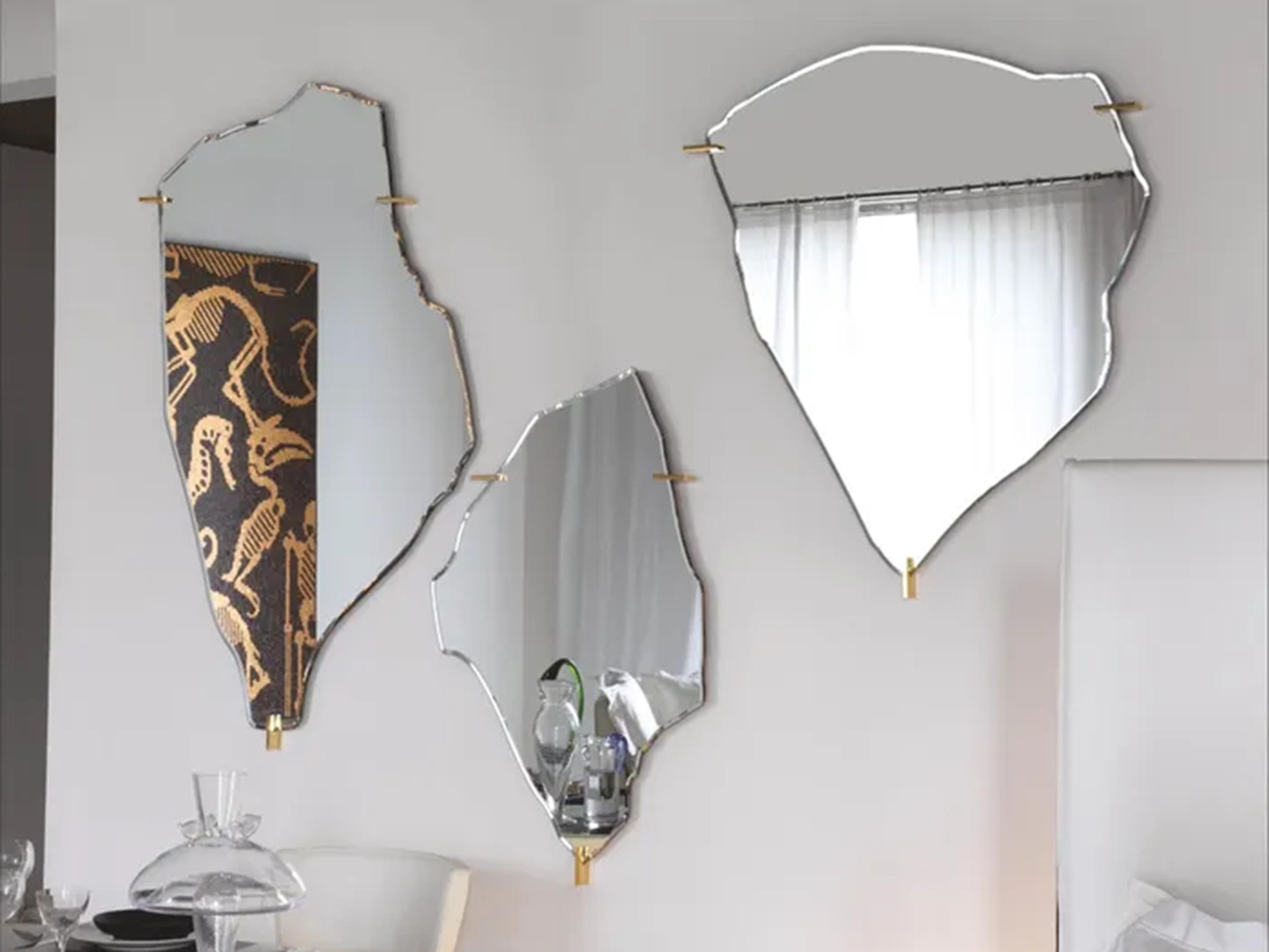 Driade Archipelago By Fredrikson Stallard Silver Wall Mirror
