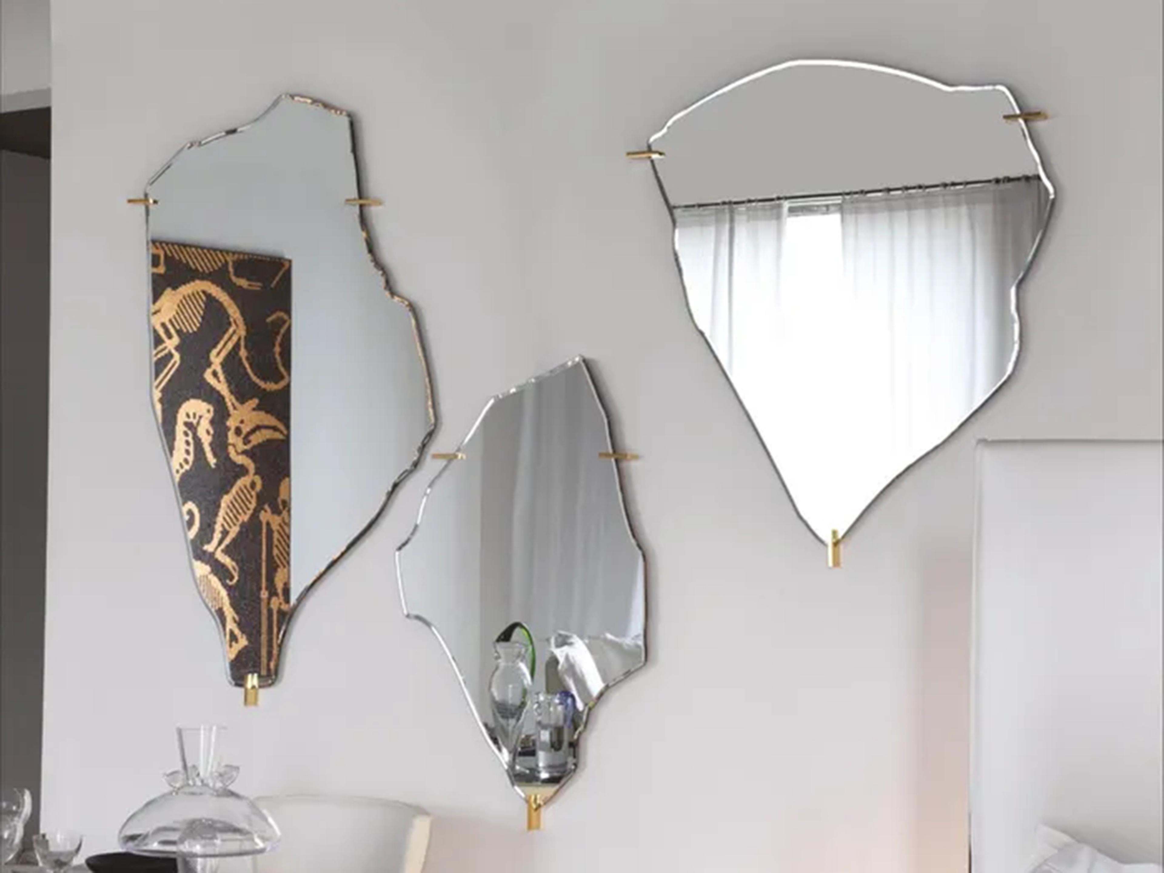 Driade Archipelago By Fredrikson Stallard Silver Wall Mirror