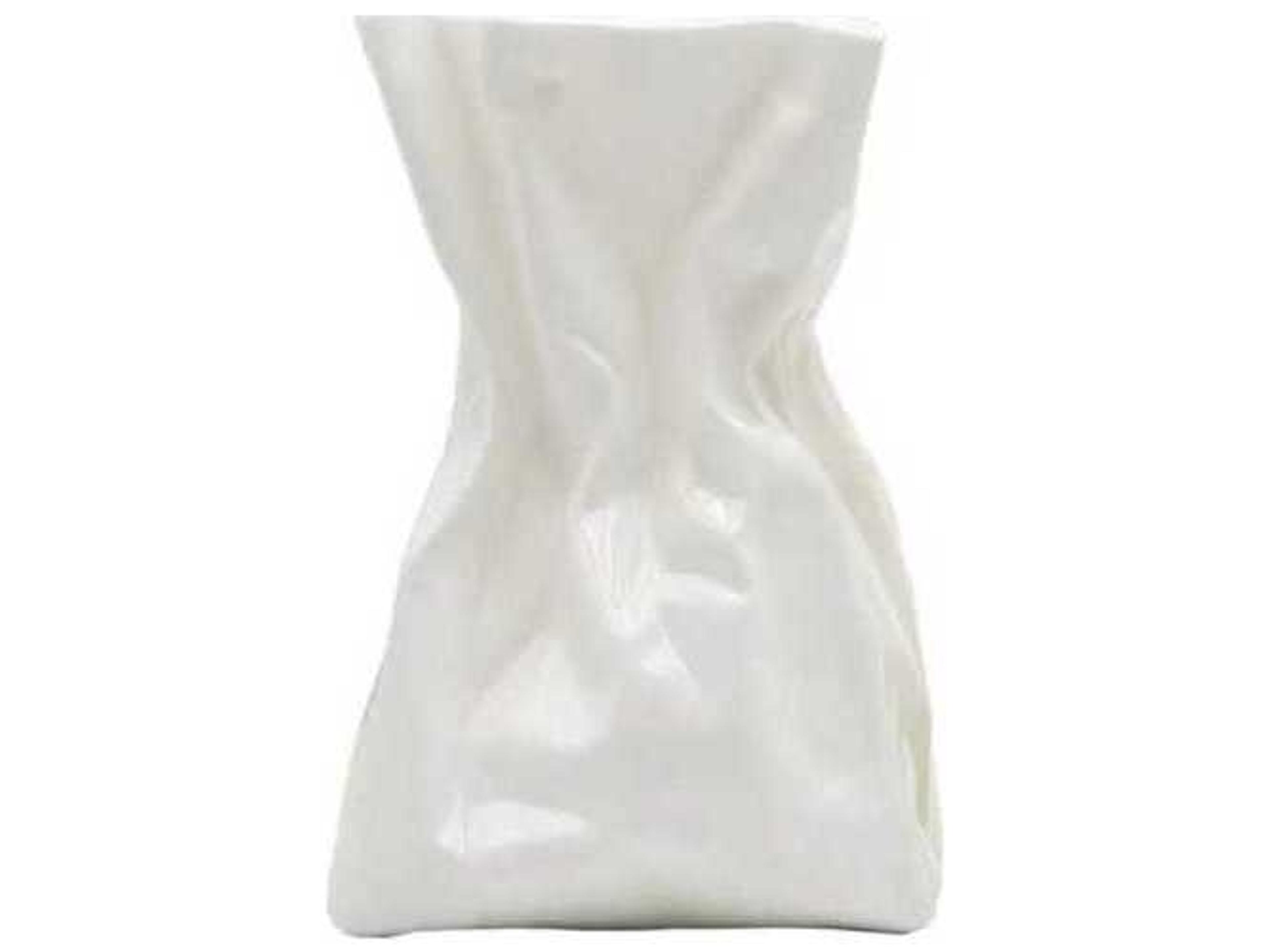 Adelaide XVII White Vase