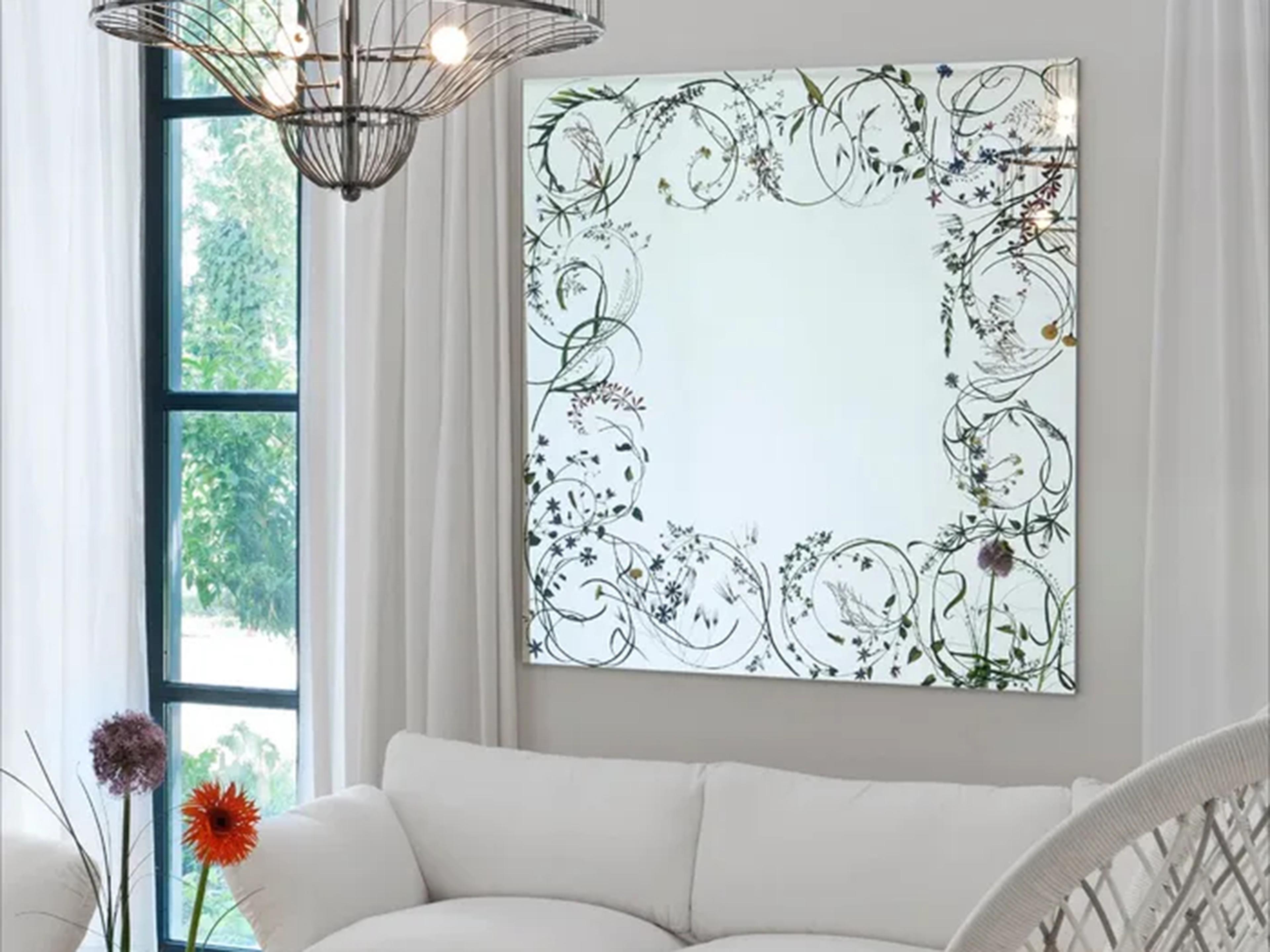 Driade Egeso By Bertocco / Locatelli Square Wall Mirror