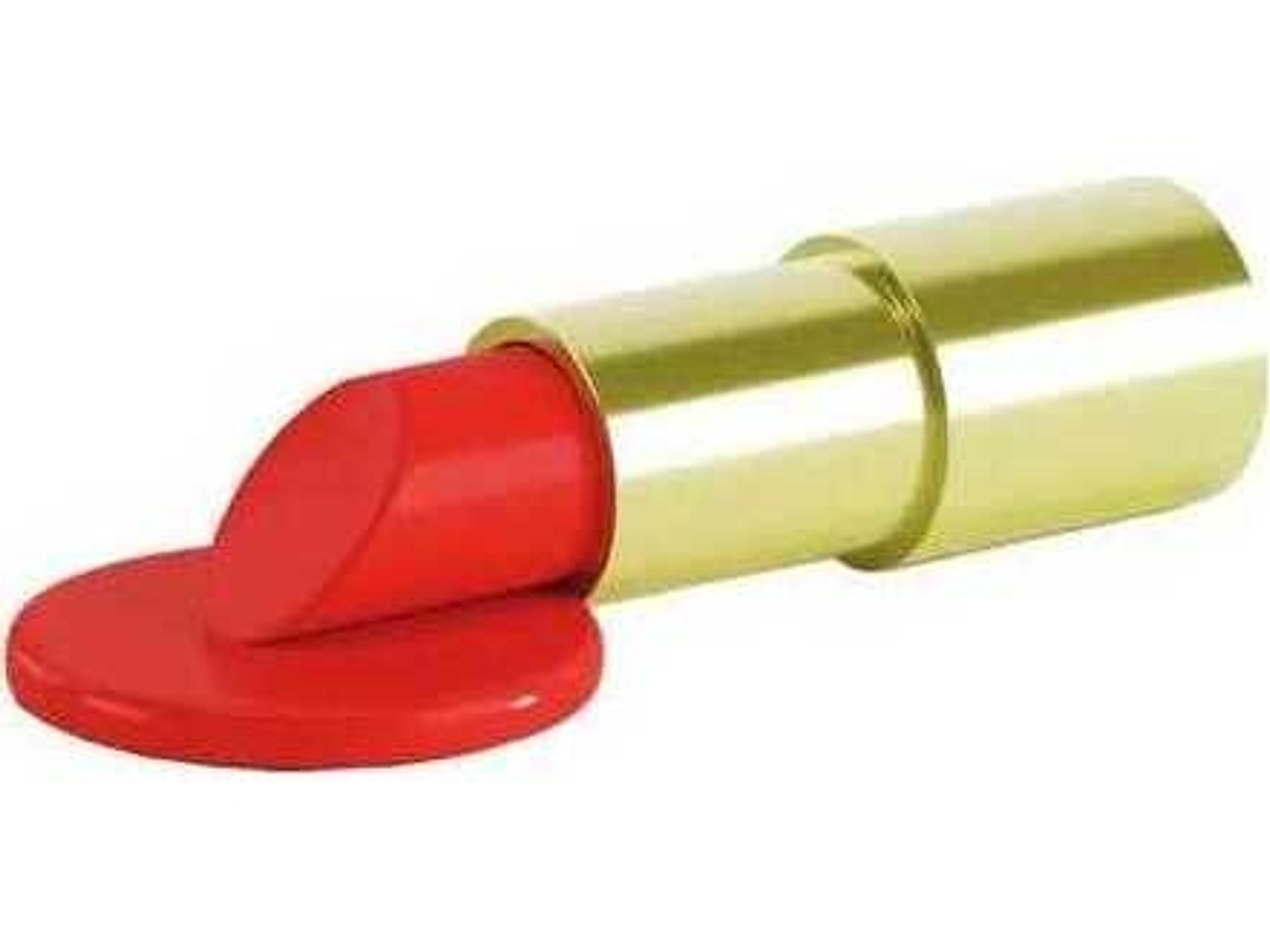 Kiss Me Red / Gold Decorative Accent