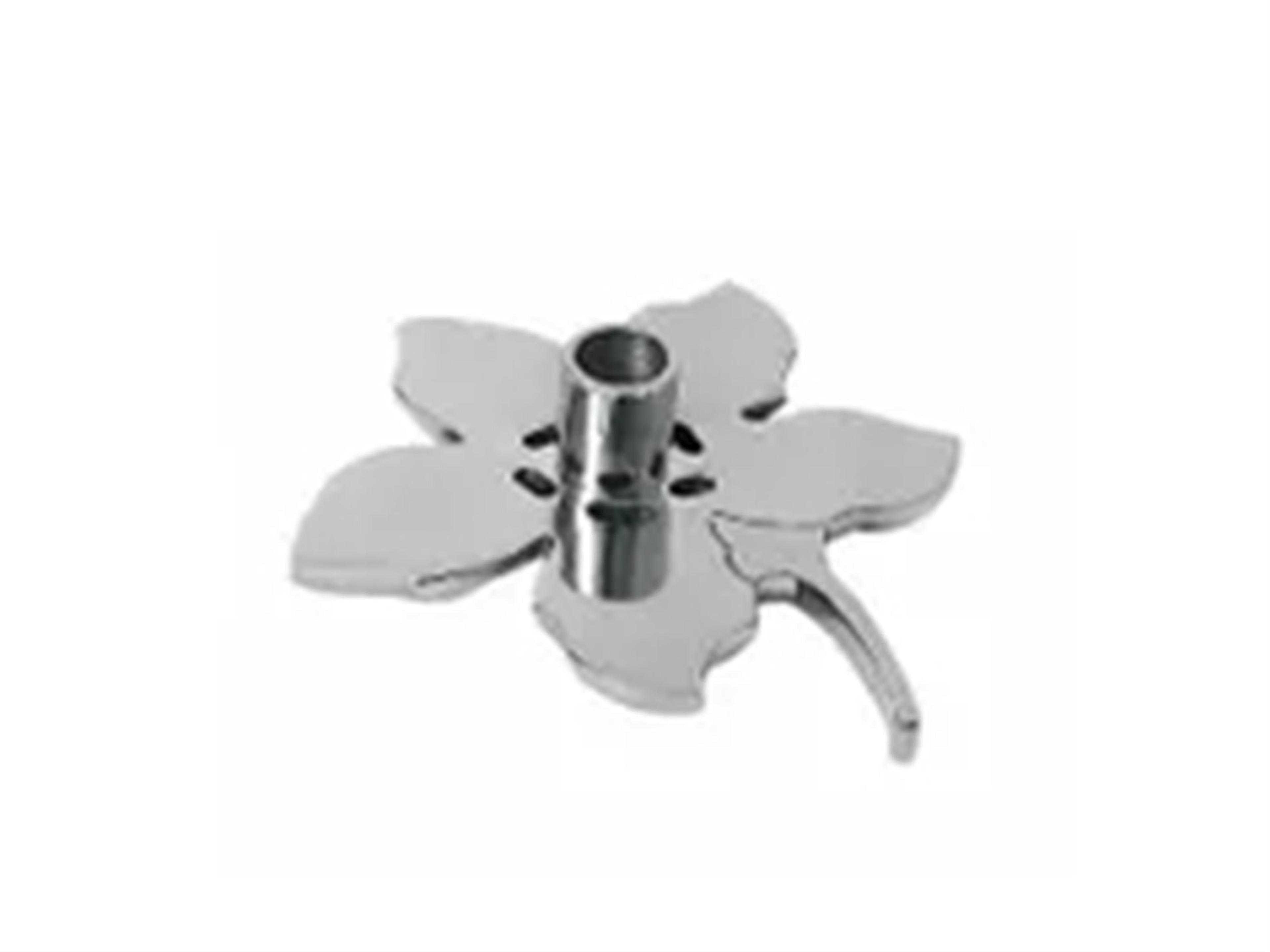 Spring Is Coming Polished Aluminum Candle Holder