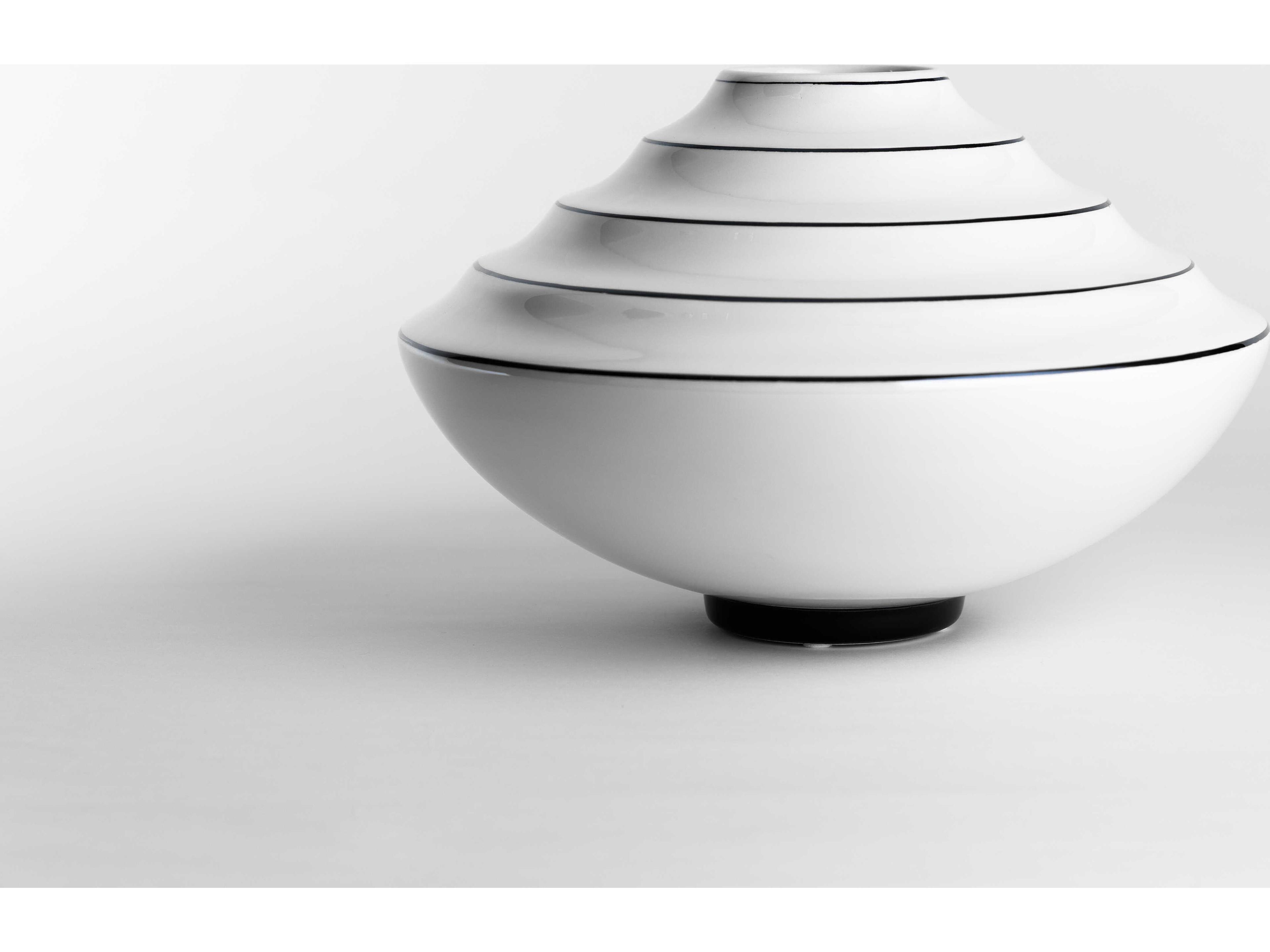 Driade Linde Burkhardt Pearl / Black Decorative Accent