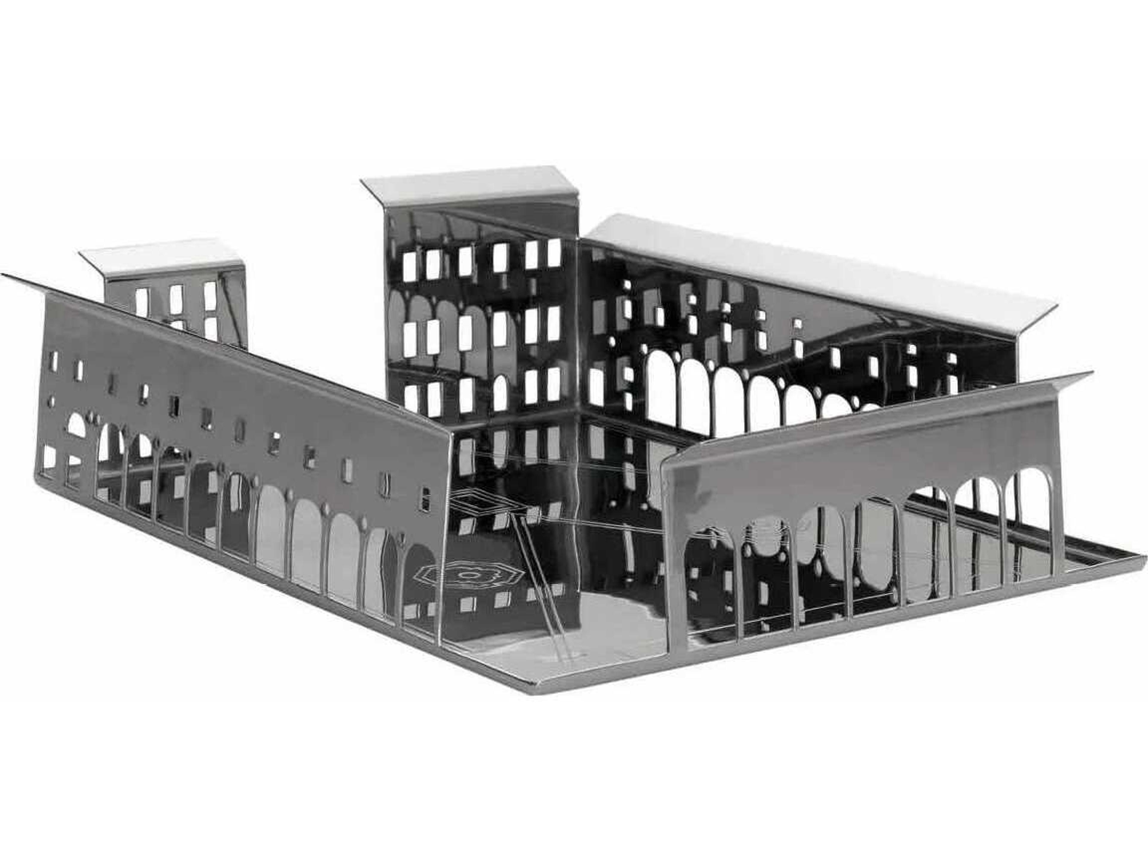 Piazze Firenze Piazza Annunziata Stainless Steel Platter