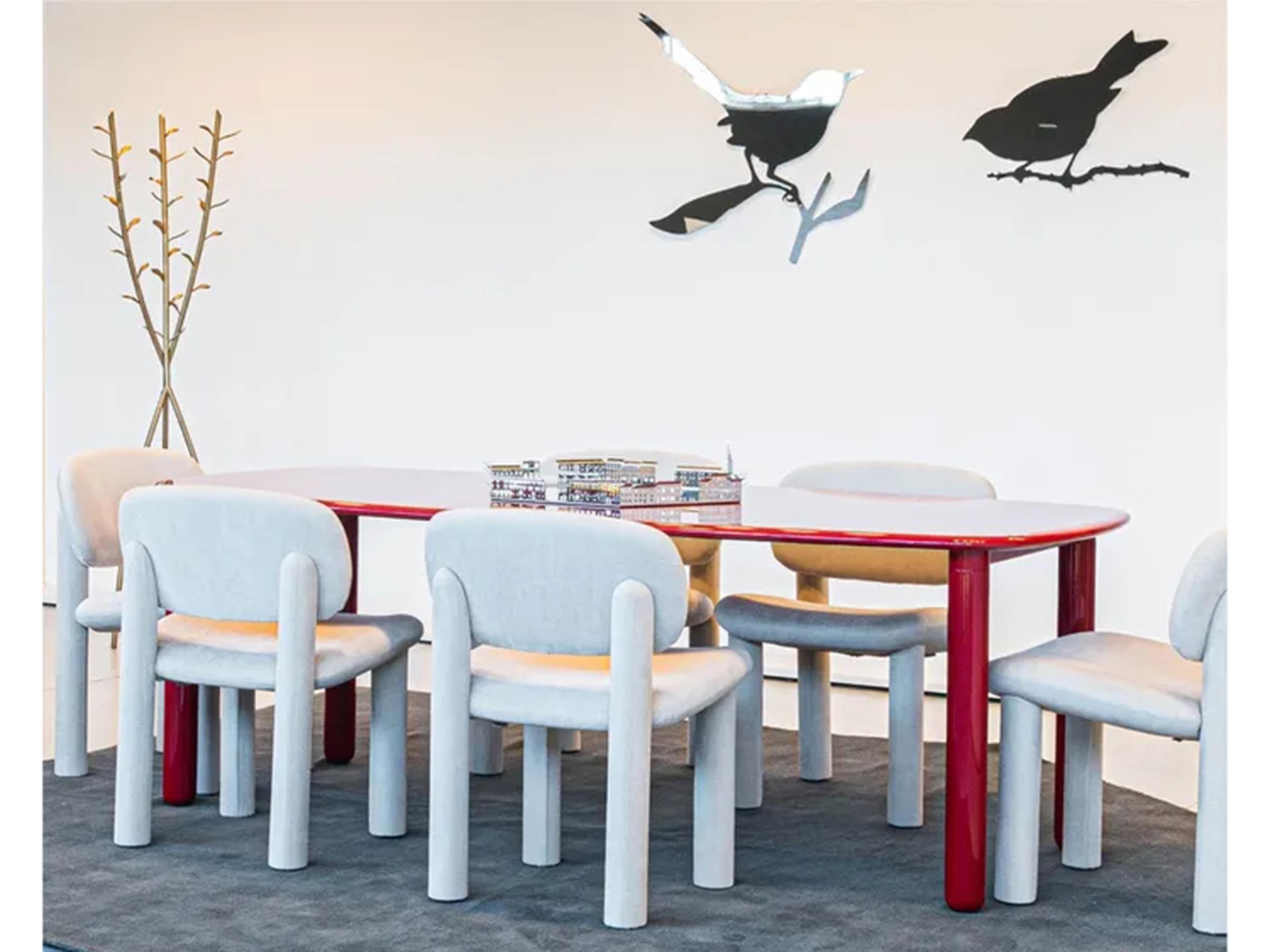 Driade Ed Annink Polished Stainless Steel Wall Mirror